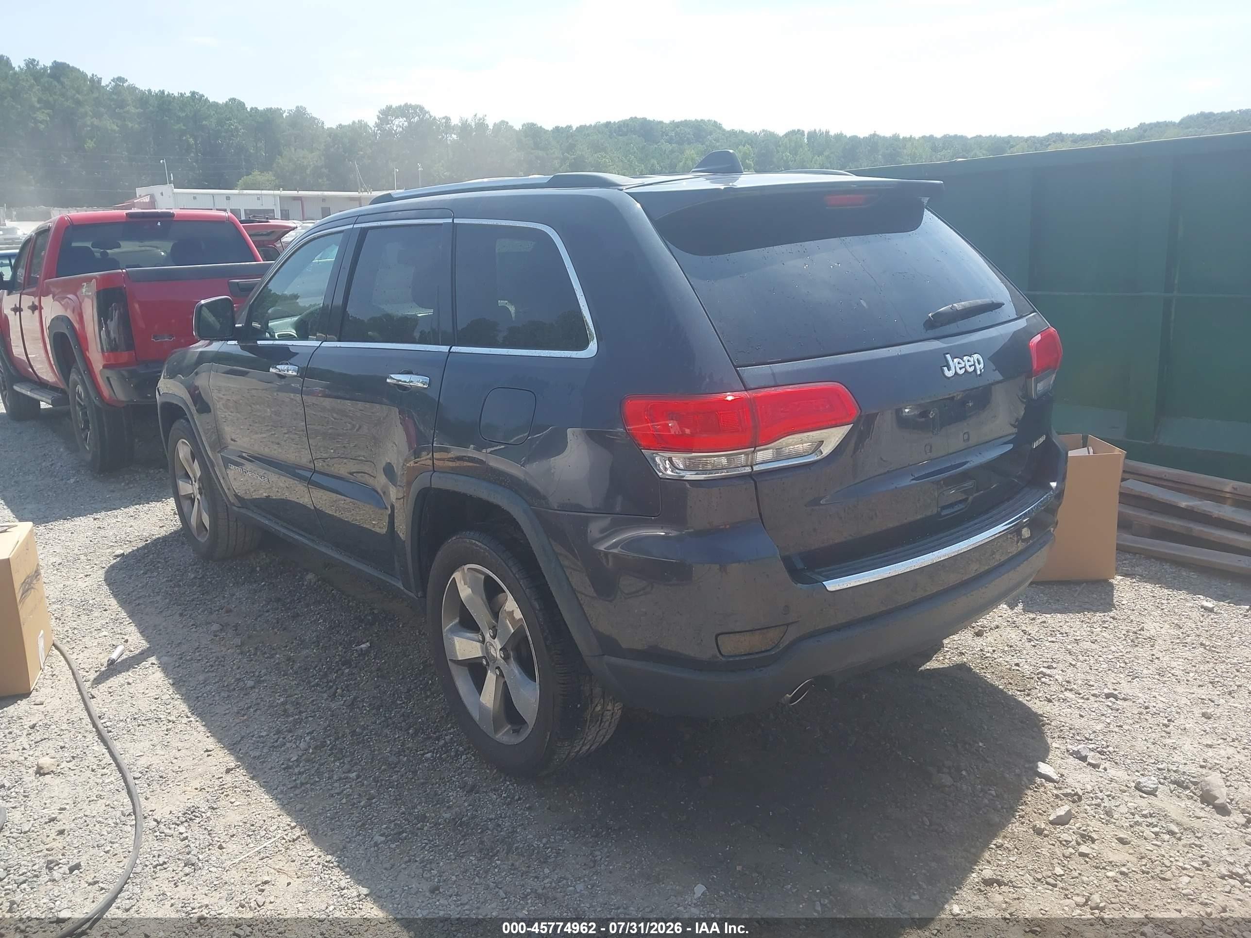 2014 Jeep Grand Cherokee Limited Navy vin: 1C4RJEBG4EC201742