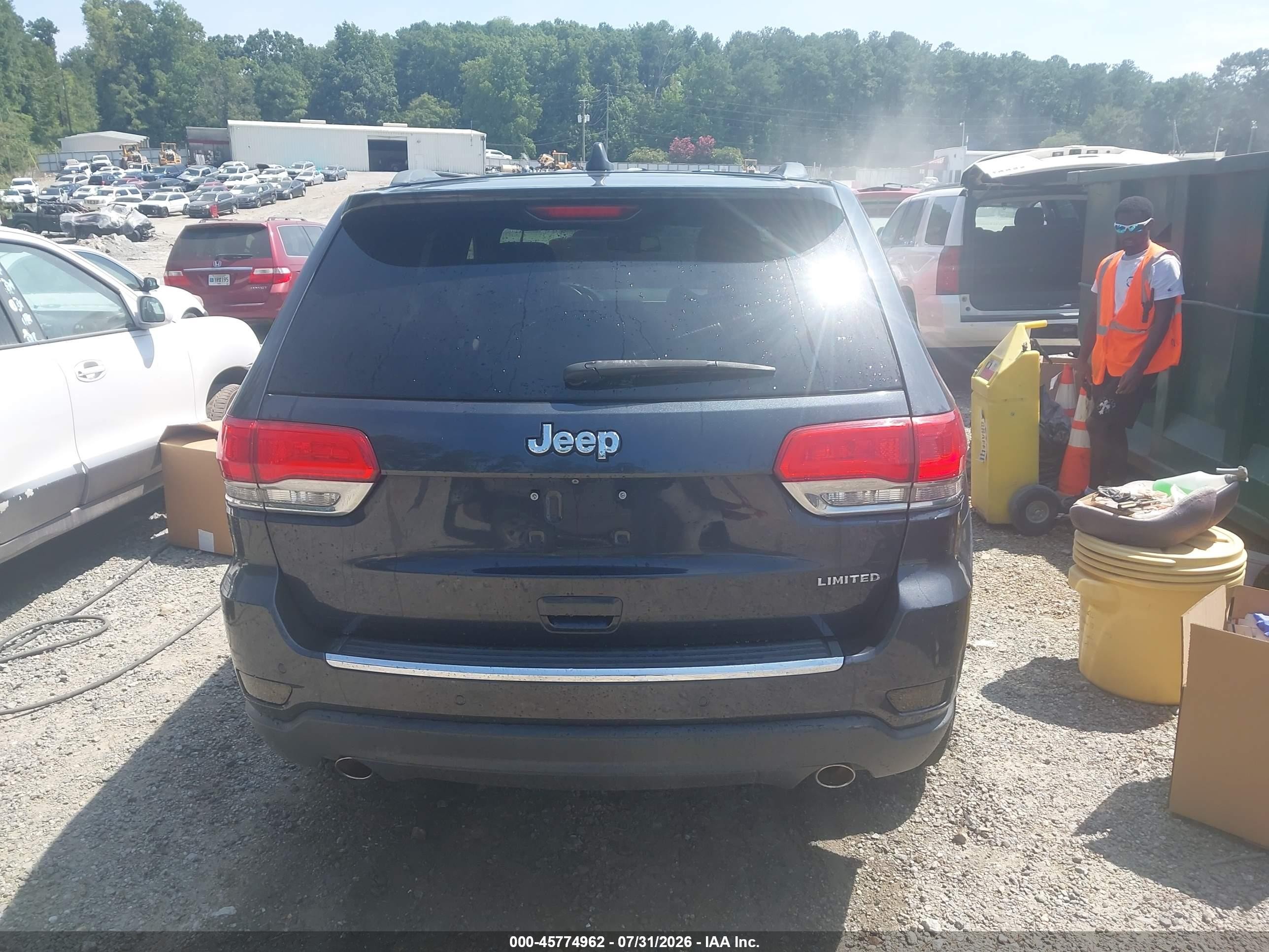 2014 Jeep Grand Cherokee Limited Navy vin: 1C4RJEBG4EC201742