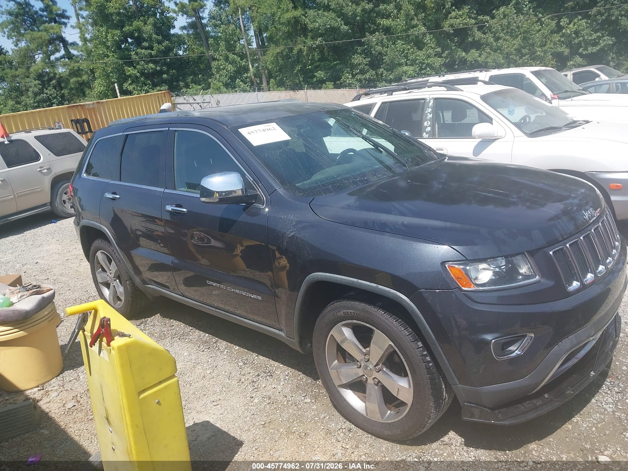 2014 Jeep Grand Cherokee Limited Navy vin: 1C4RJEBG4EC201742