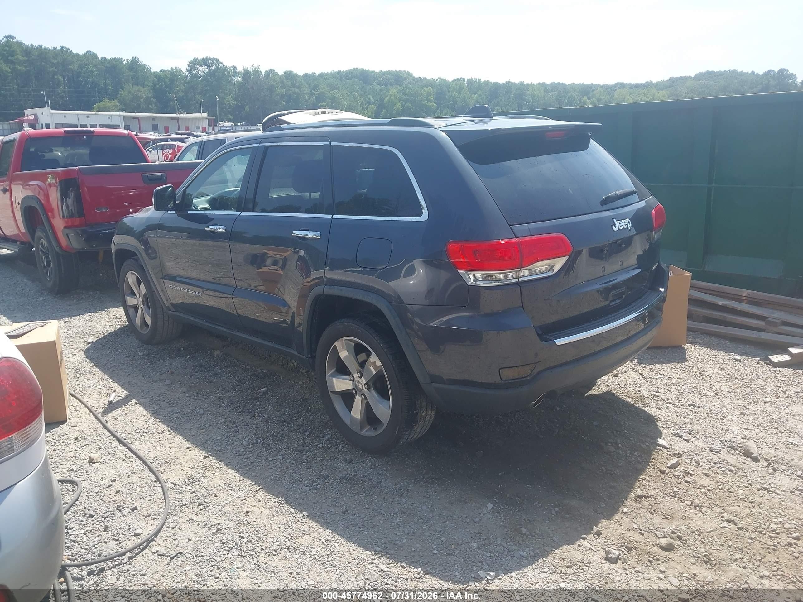 2014 Jeep Grand Cherokee Limited Navy vin: 1C4RJEBG4EC201742