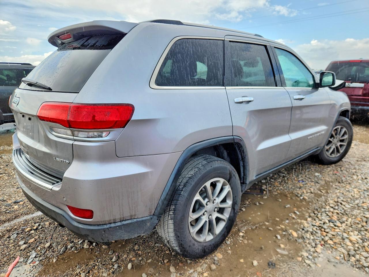 2014 Jeep Grand Cherokee Limited Серебряный vin: 1C4RJEBG4EC206620