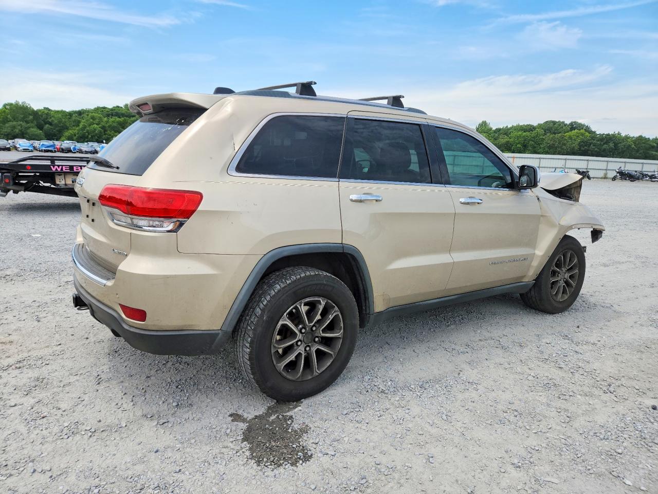2014 Jeep Grand Cherokee Limited Кремовый vin: 1C4RJEBG4EC227905