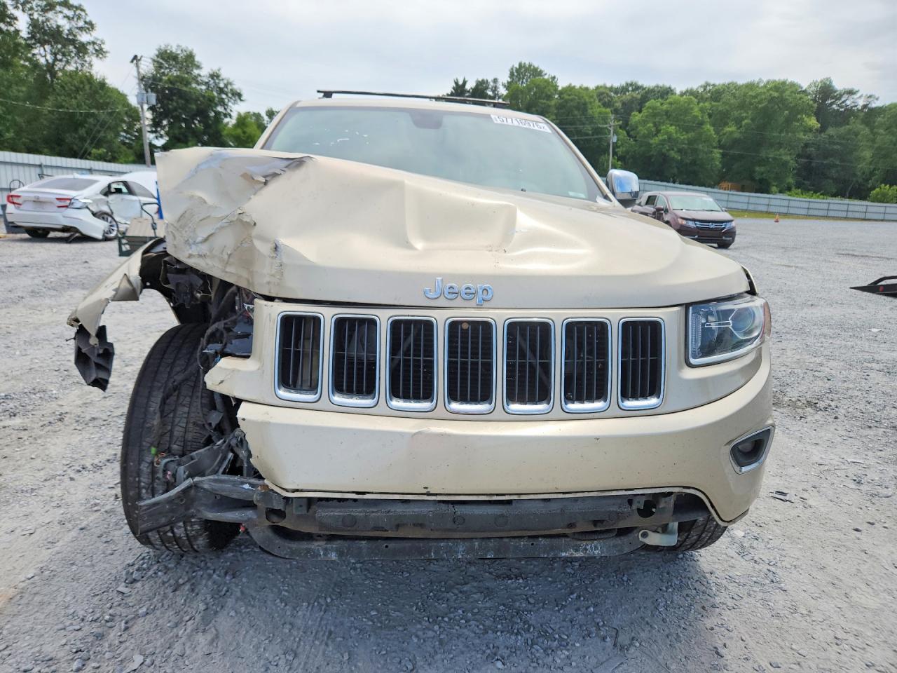 2014 Jeep Grand Cherokee Limited Кремовый vin: 1C4RJEBG4EC227905
