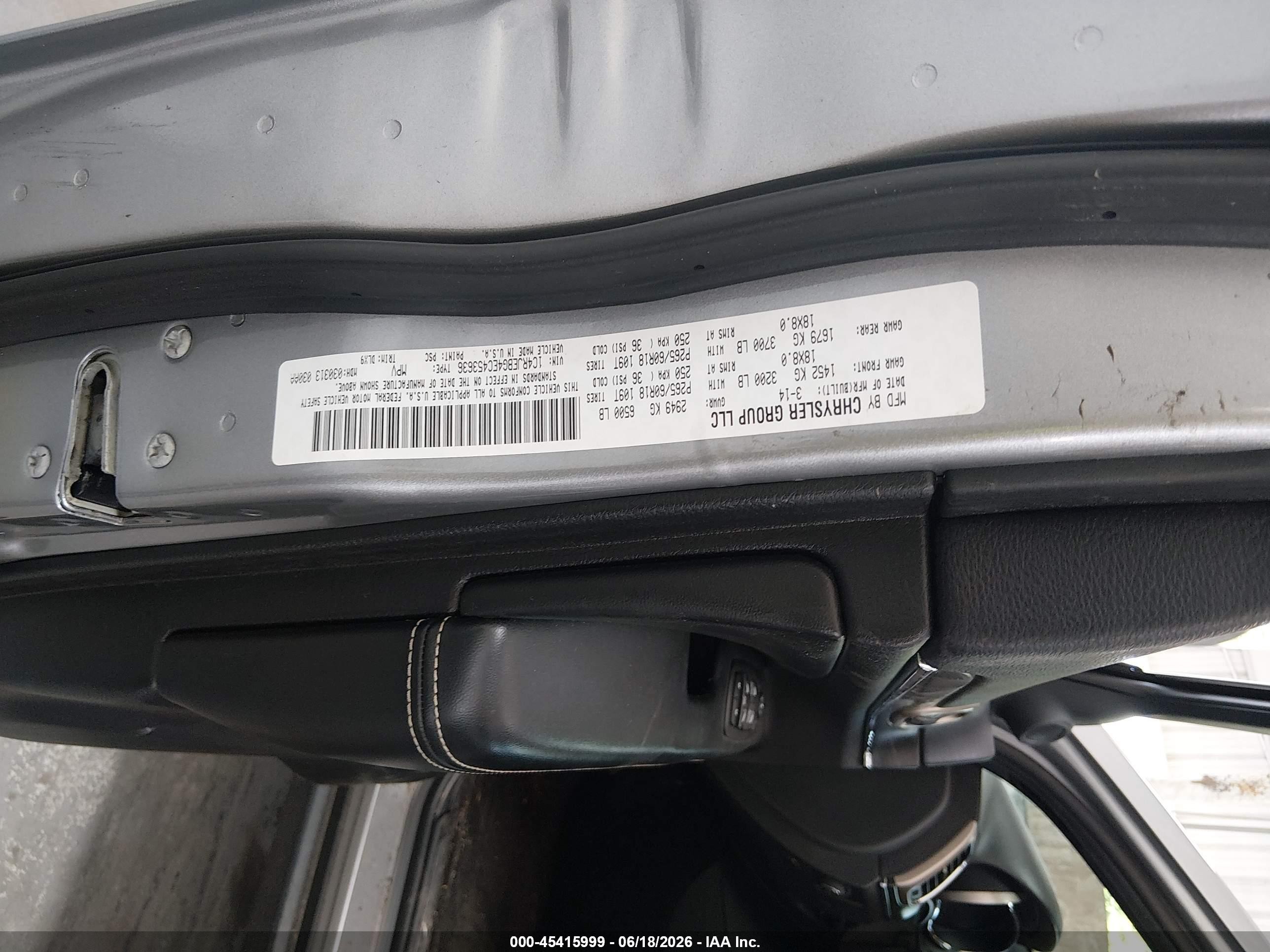 2014 Jeep Grand Cherokee Limited Gray vin: 1C4RJEBG4EC453636