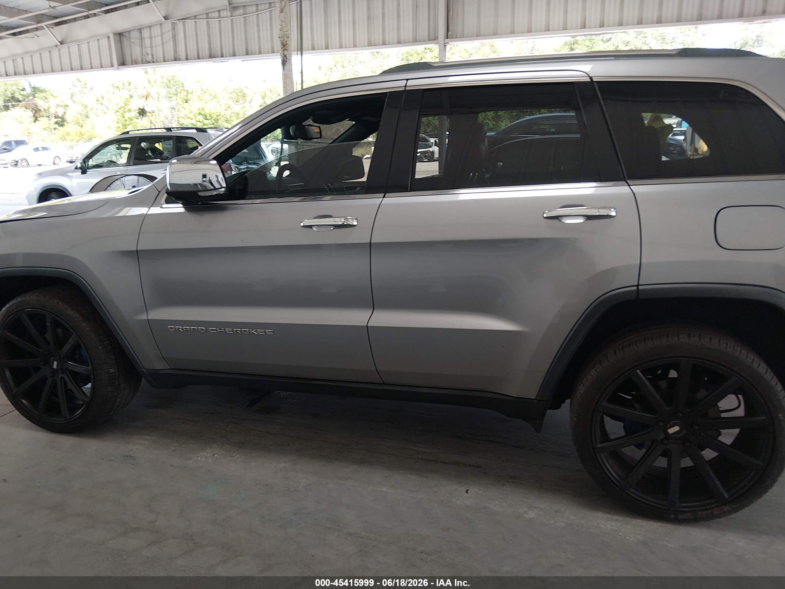 2014 Jeep Grand Cherokee Limited Gray vin: 1C4RJEBG4EC453636