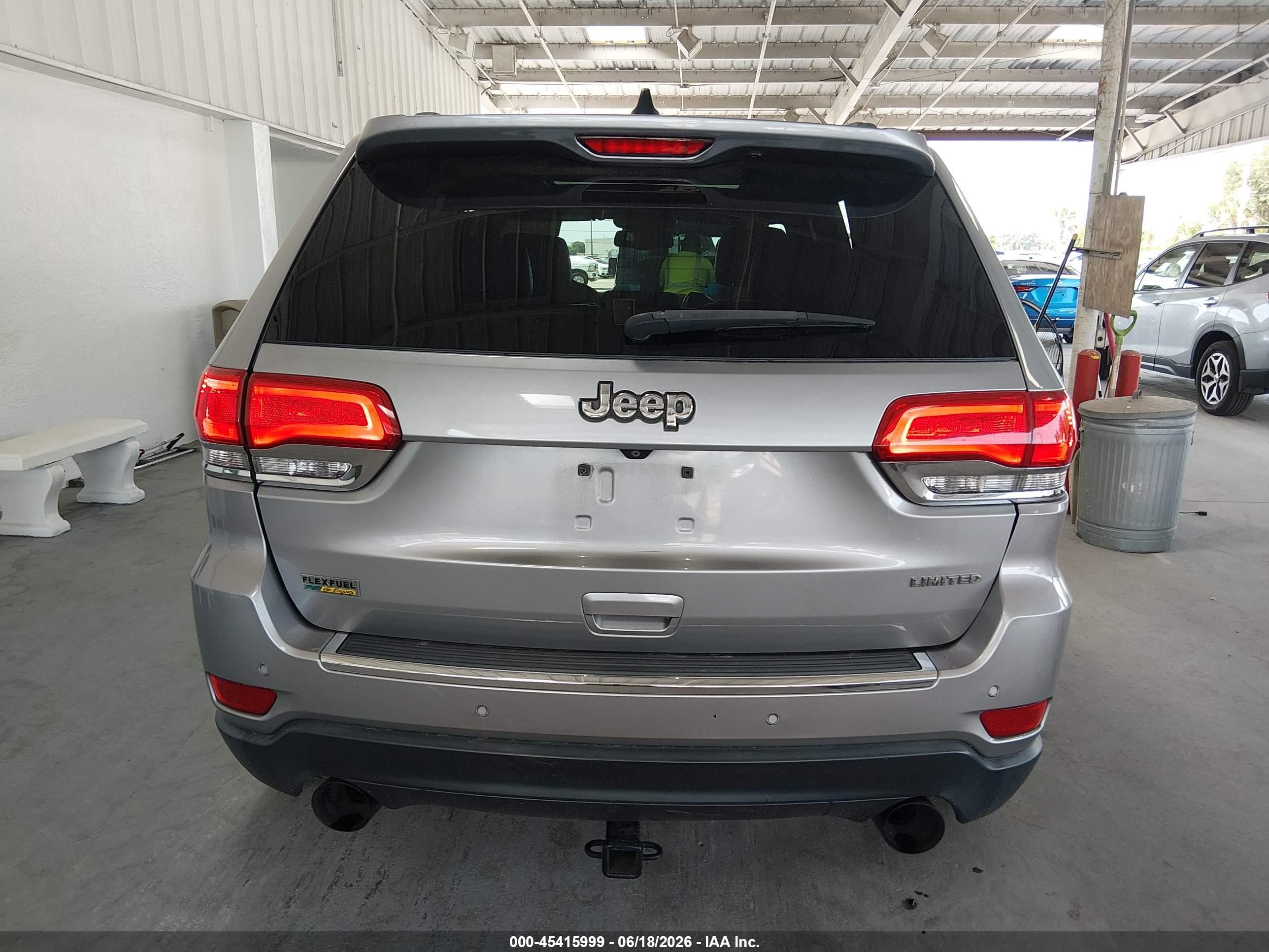 2014 Jeep Grand Cherokee Limited Gray vin: 1C4RJEBG4EC453636