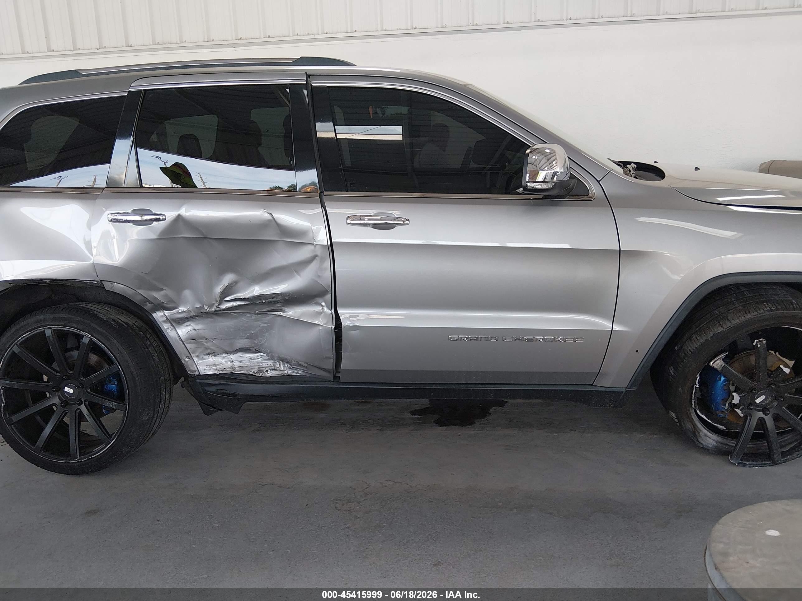 2014 Jeep Grand Cherokee Limited Gray vin: 1C4RJEBG4EC453636
