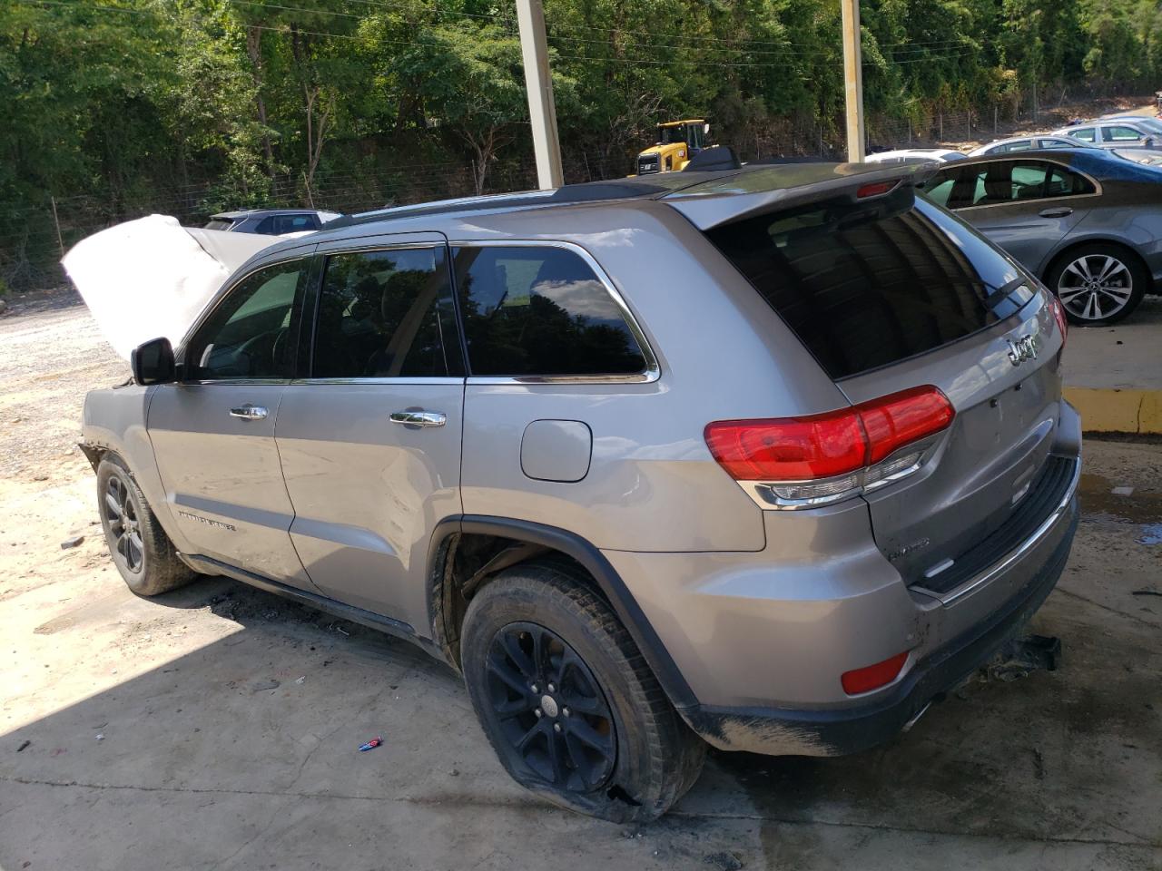 2014 Jeep Grand Cherokee Limited Silver vin: 1C4RJEBG4EC466726