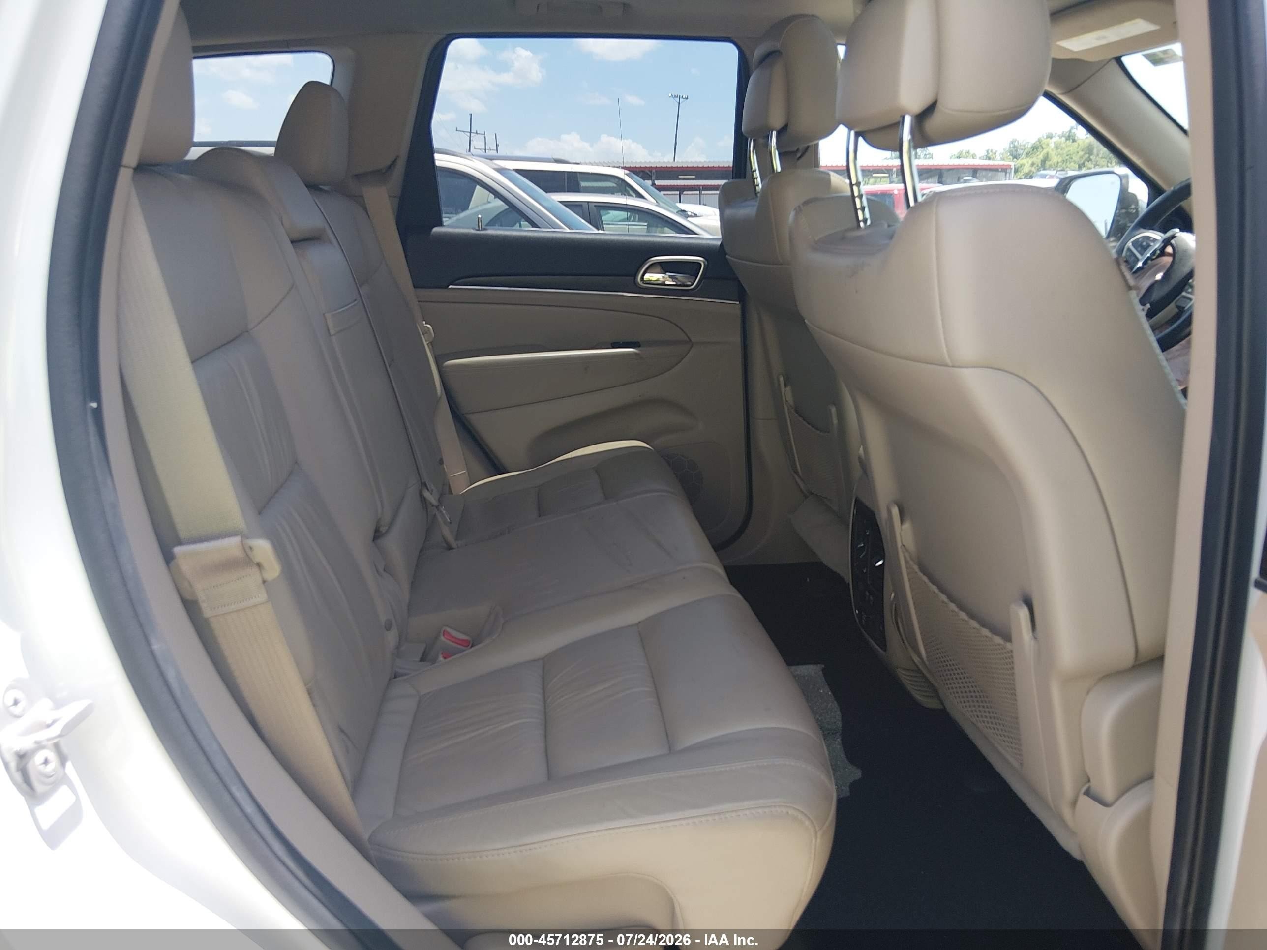 2014 Jeep Grand Cherokee Limited White vin: 1C4RJEBG4EC519831