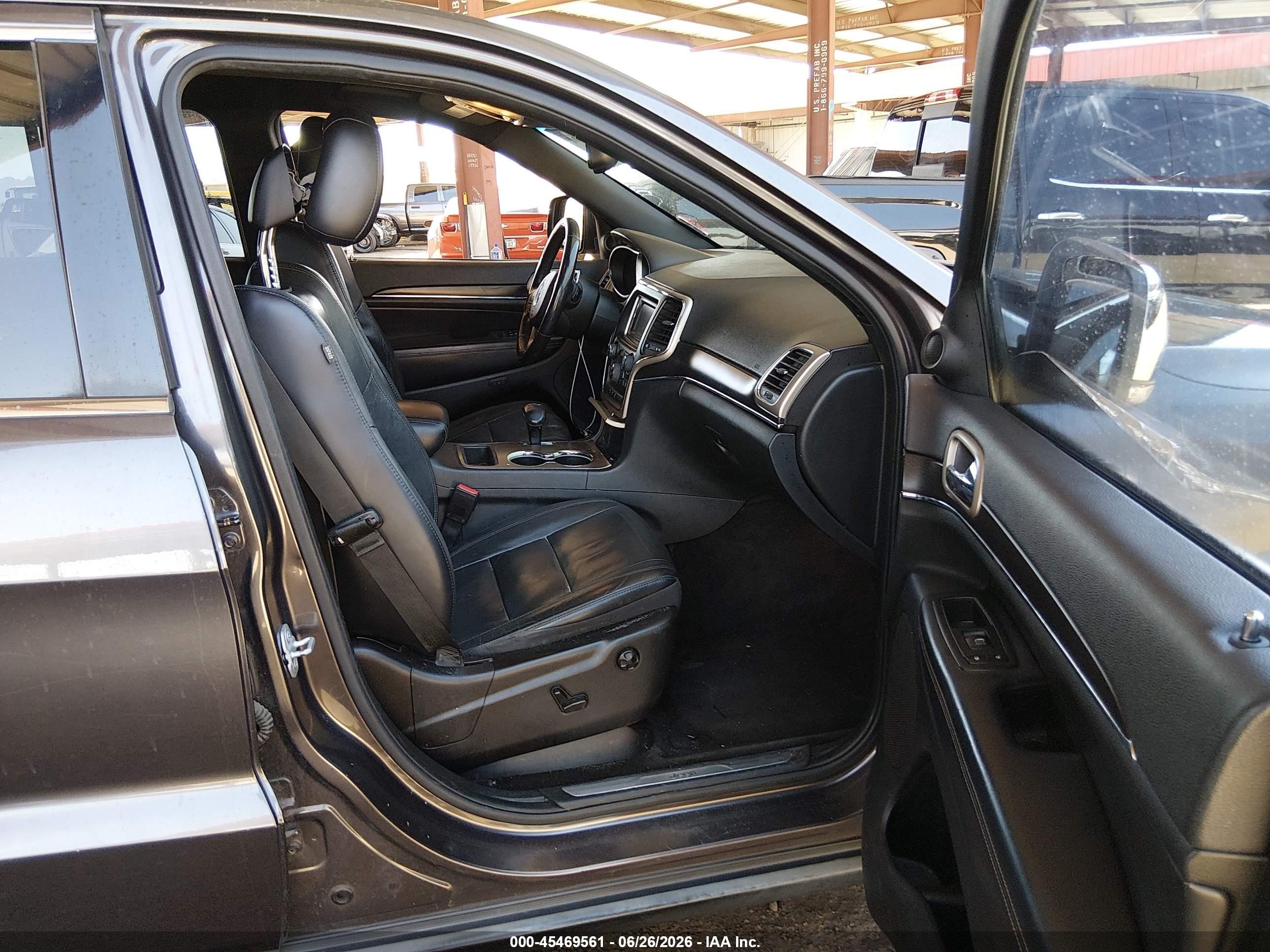 2014 Jeep Grand Cherokee Limited Gray vin: 1C4RJEBG4EC573050
