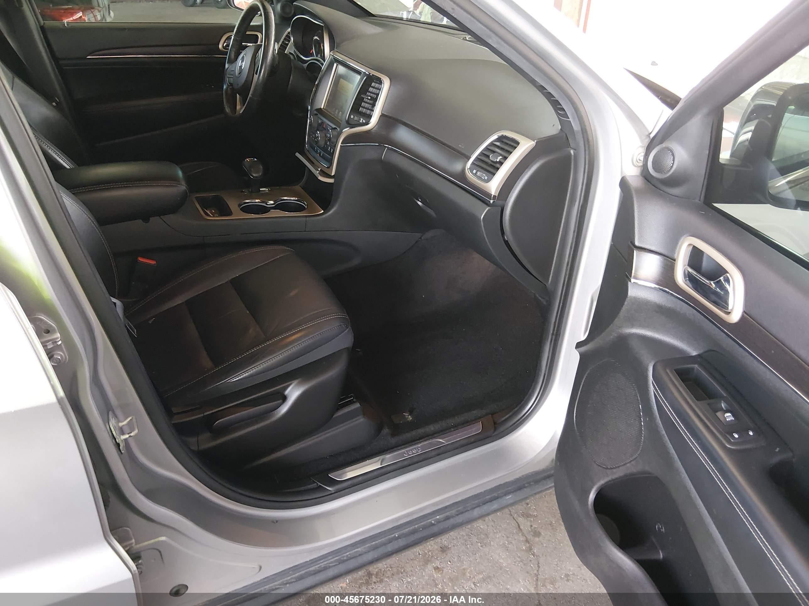 2014 Jeep Grand Cherokee Limited Серый vin: 1C4RJEBG4EC573646