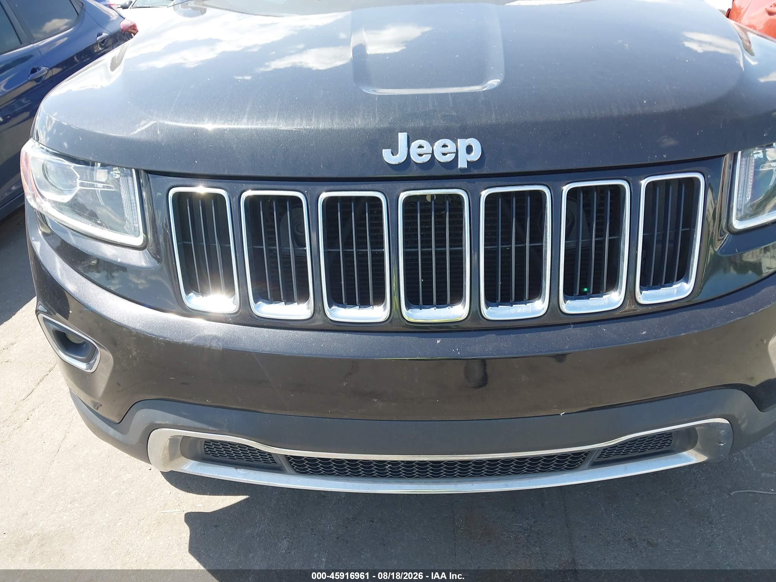 2015 Jeep Grand Cherokee Limited Black vin: 1C4RJEBG4FC137090