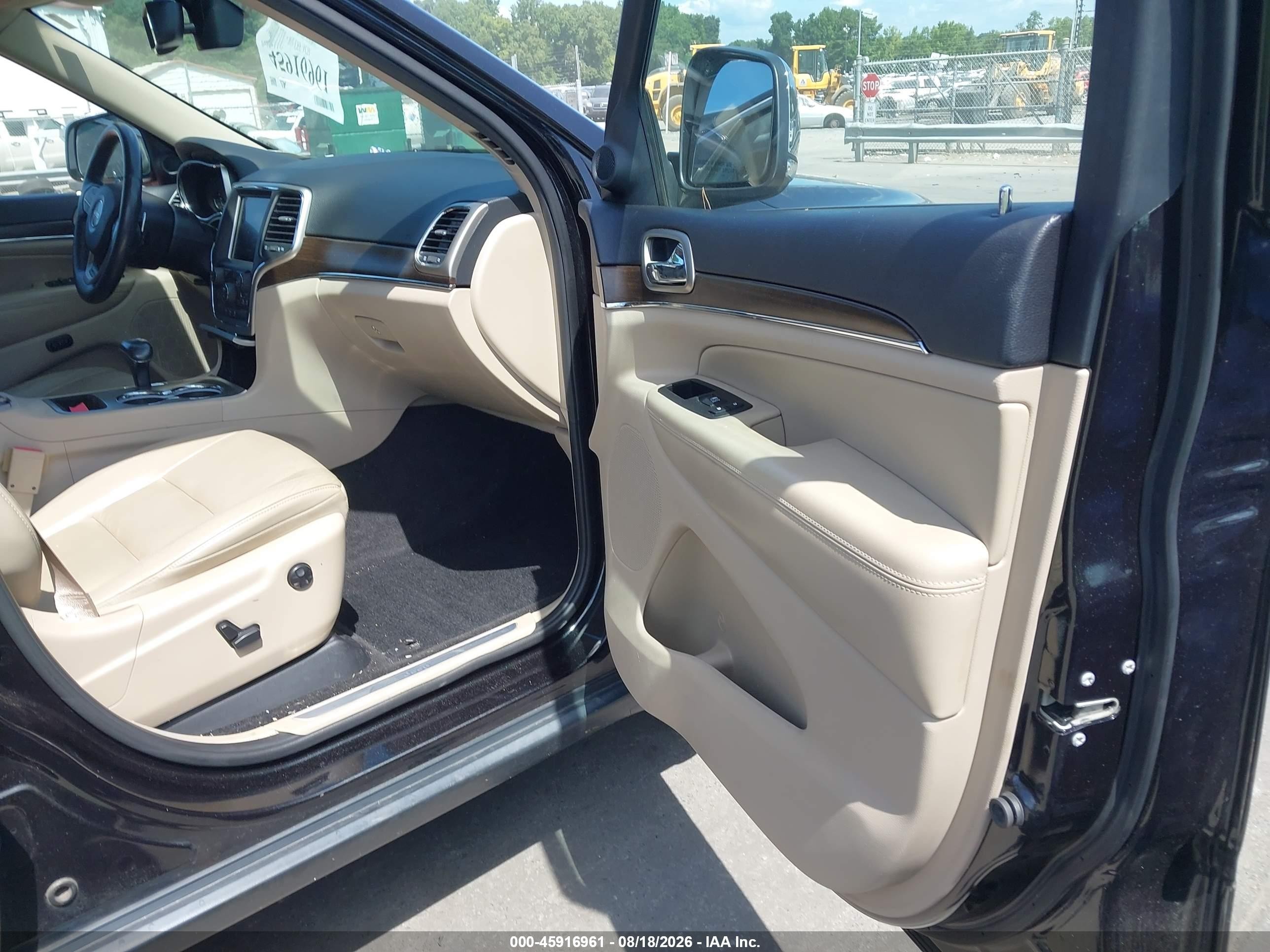 2015 Jeep Grand Cherokee Limited Black vin: 1C4RJEBG4FC137090