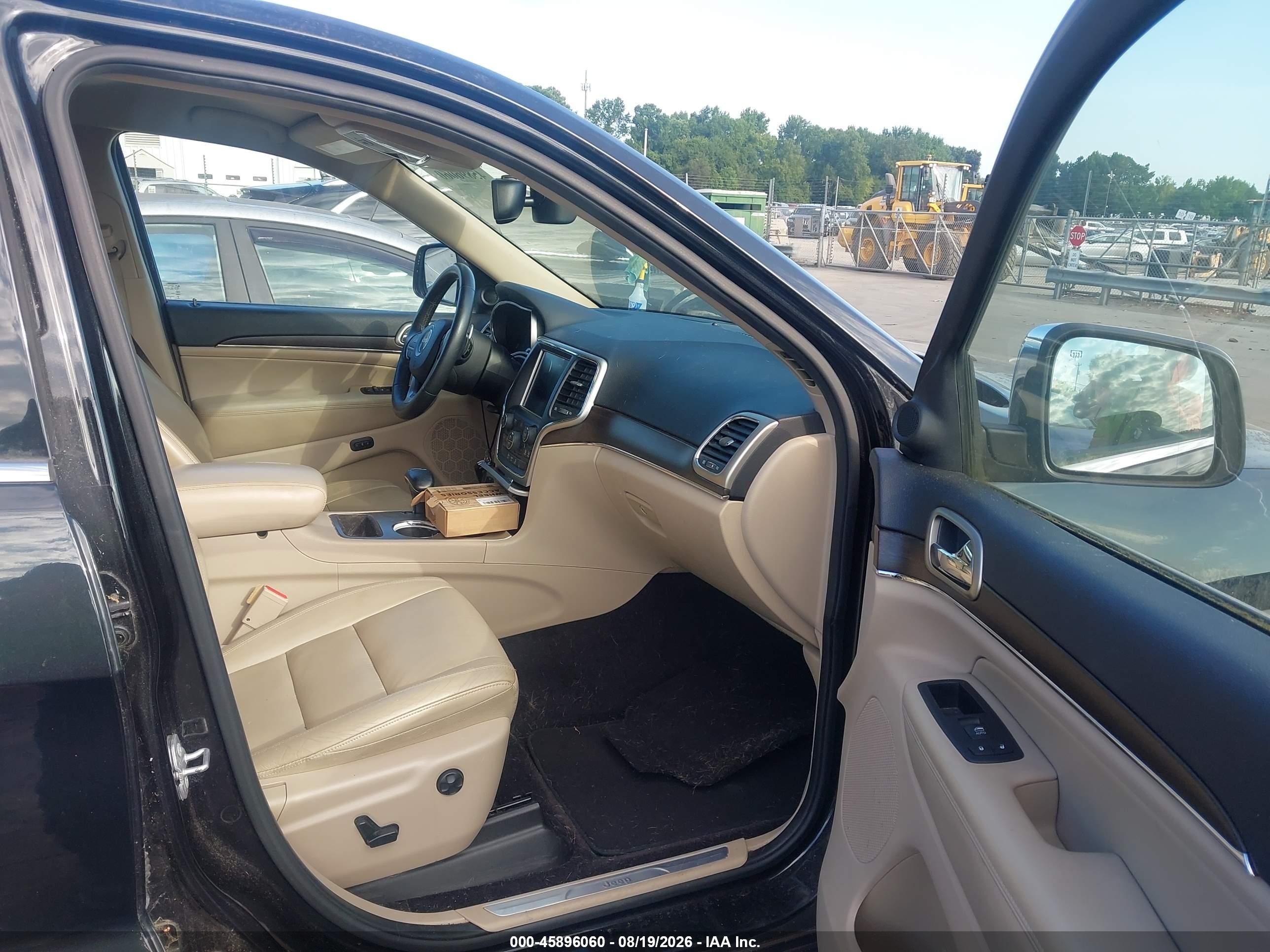 2015 Jeep Grand Cherokee Limited Black vin: 1C4RJEBG4FC160448