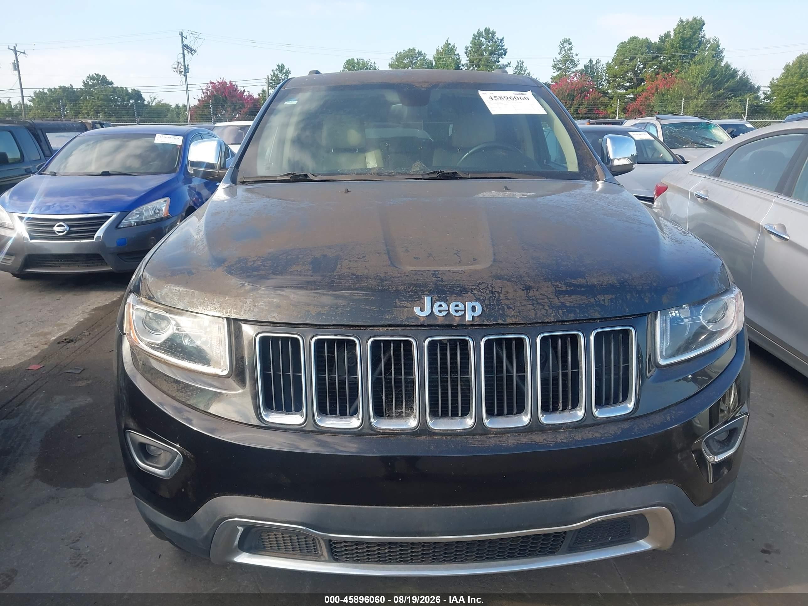 2015 Jeep Grand Cherokee Limited Black vin: 1C4RJEBG4FC160448