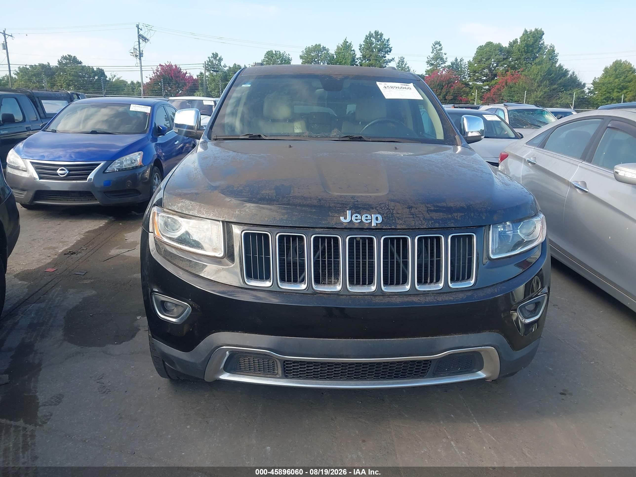 2015 Jeep Grand Cherokee Limited Black vin: 1C4RJEBG4FC160448