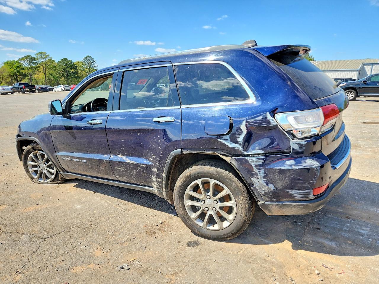2015 Jeep Grand Cherokee Limited Blue vin: 1C4RJEBG4FC635242