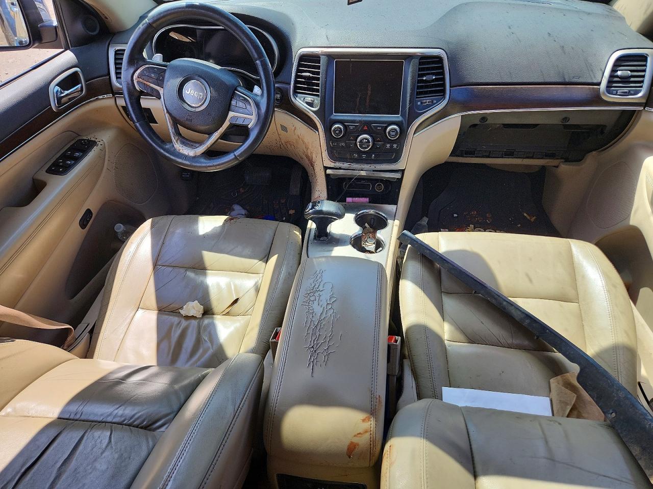2015 Jeep Grand Cherokee Limited Blue vin: 1C4RJEBG4FC635242
