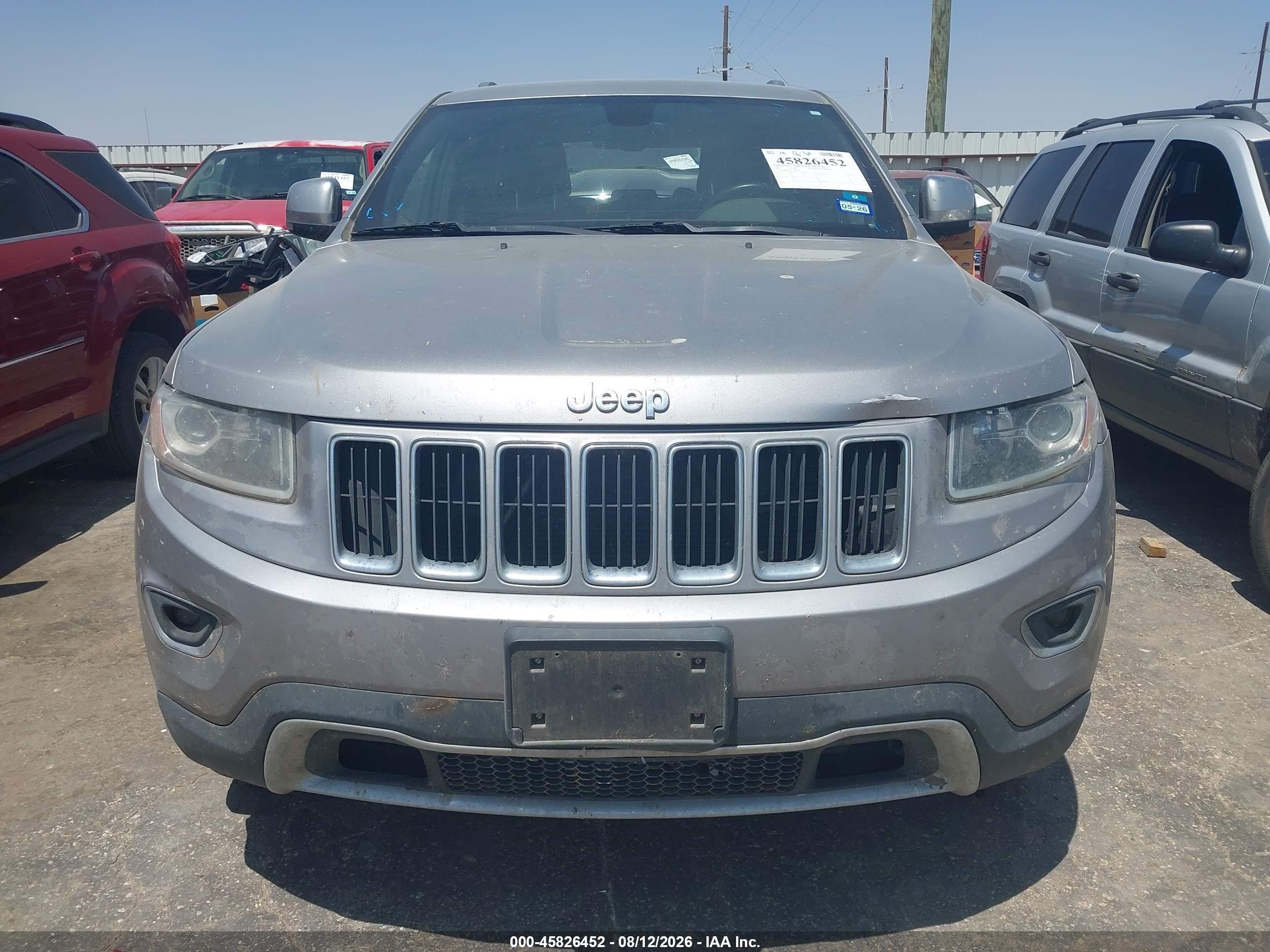 2015 Jeep Grand Cherokee Limited Silver vin: 1C4RJEBG4FC668094