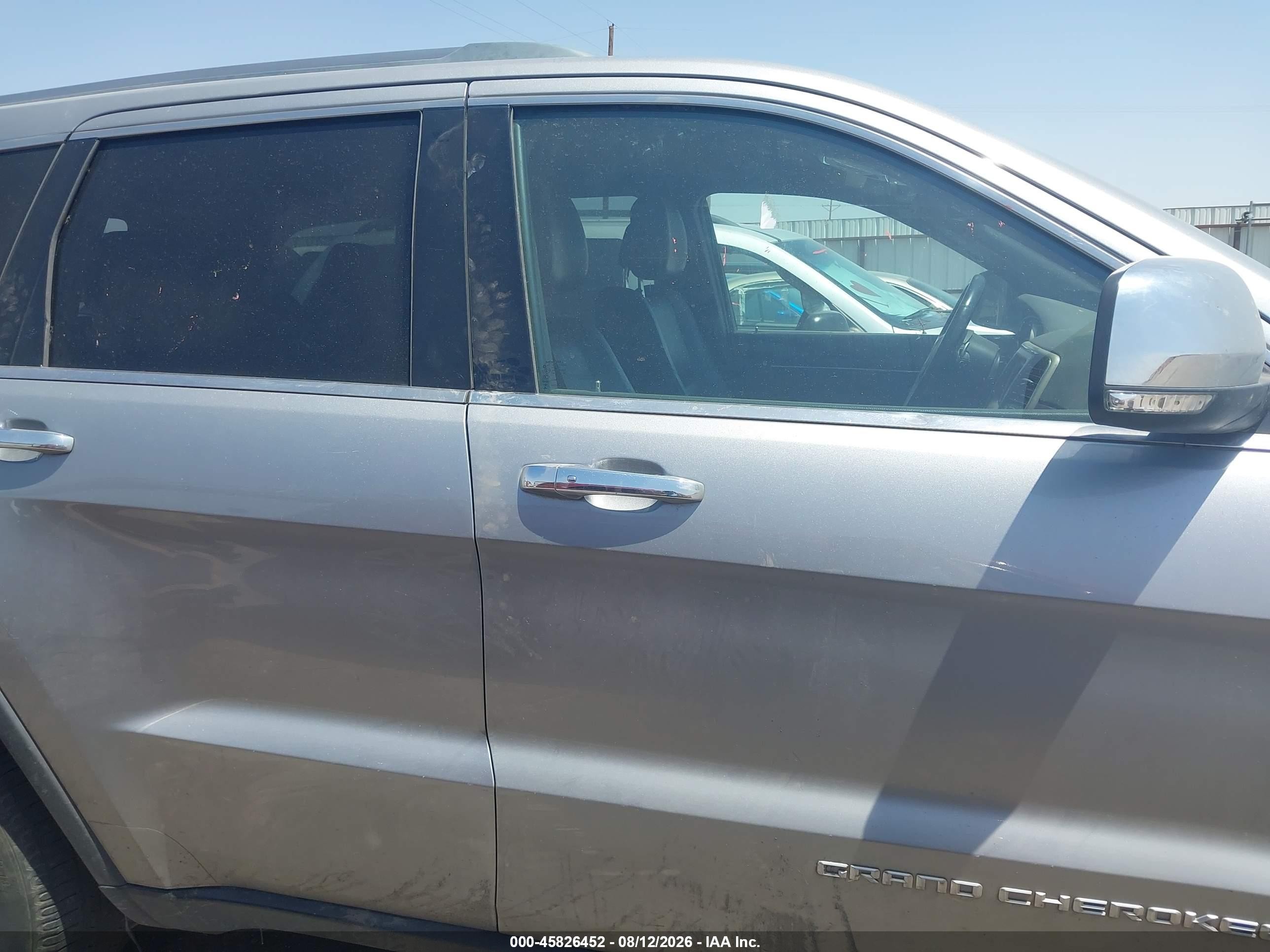 2015 Jeep Grand Cherokee Limited Silver vin: 1C4RJEBG4FC668094