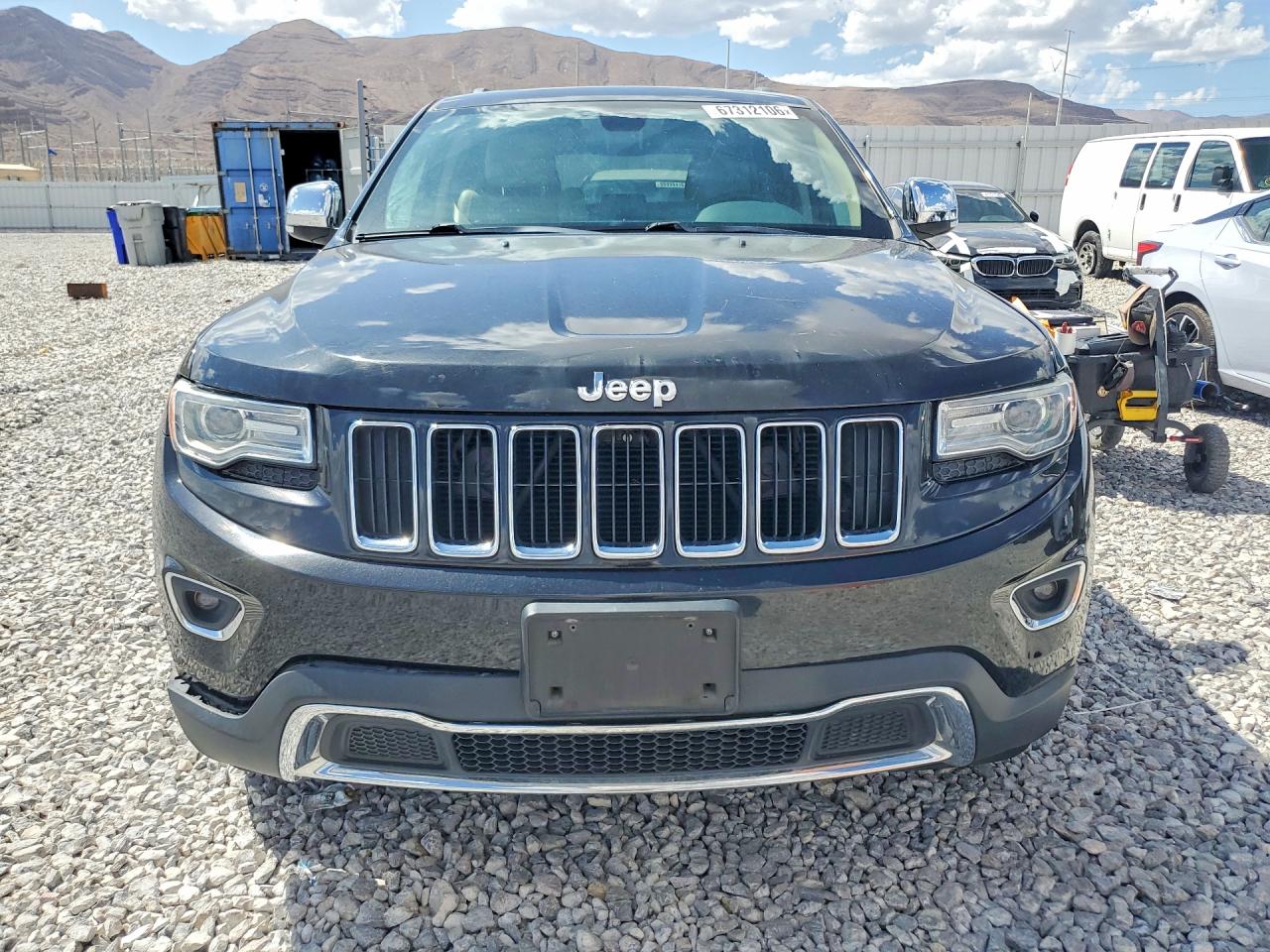 2015 Jeep Grand Cherokee Limited Black vin: 1C4RJEBG4FC868067