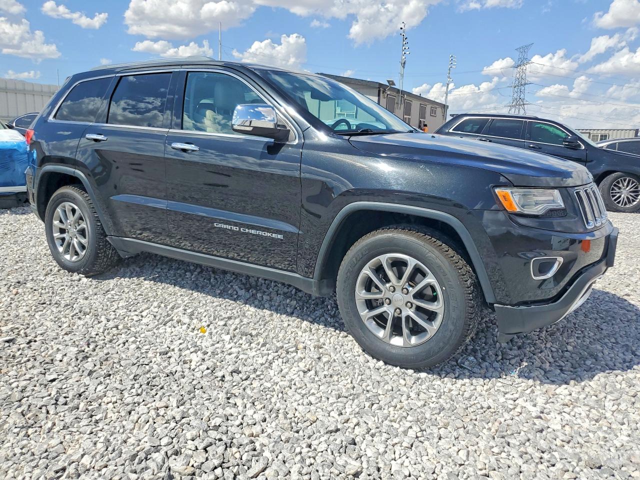 2015 Jeep Grand Cherokee Limited Black vin: 1C4RJEBG4FC868067