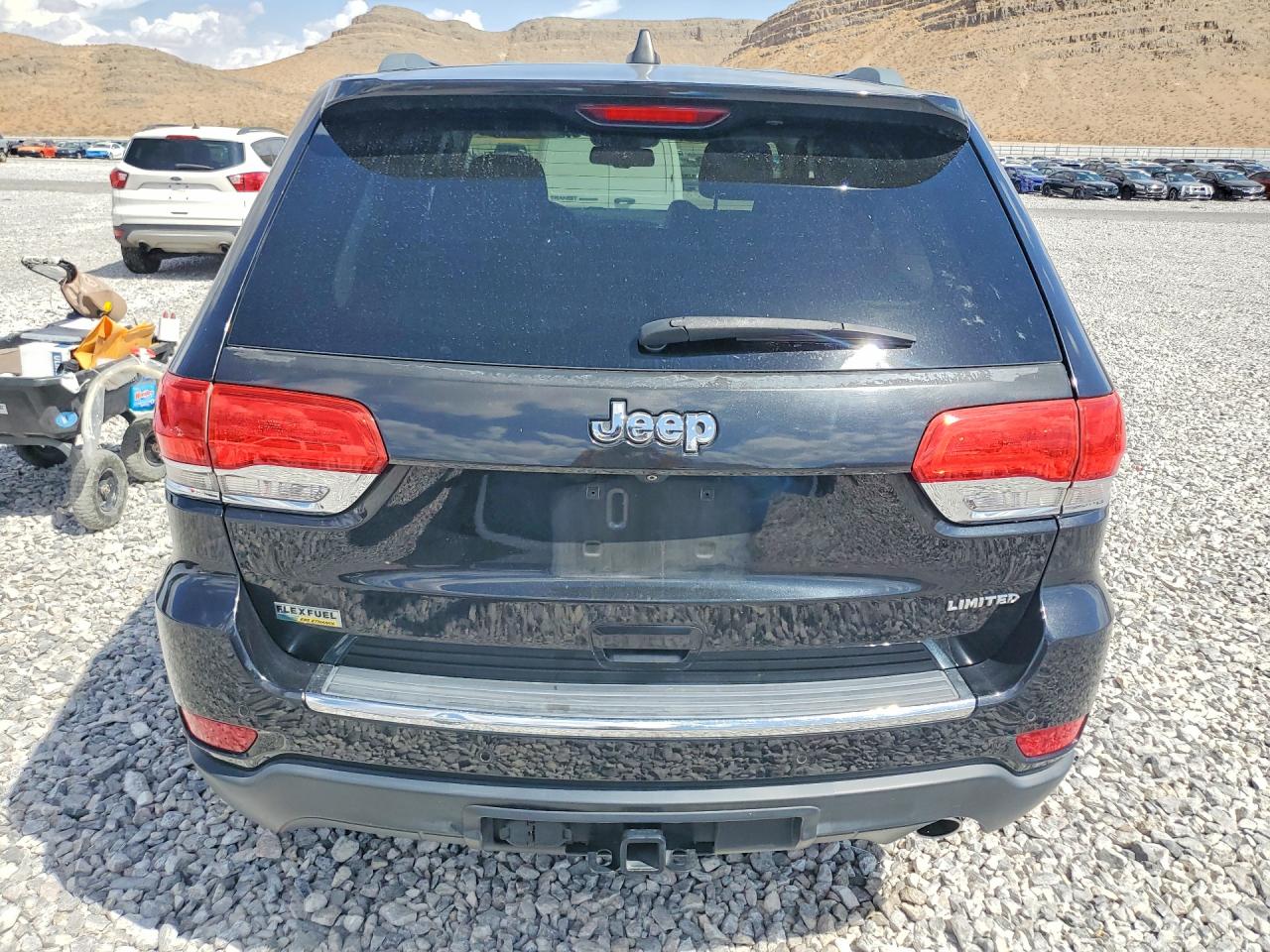 2015 Jeep Grand Cherokee Limited Black vin: 1C4RJEBG4FC868067