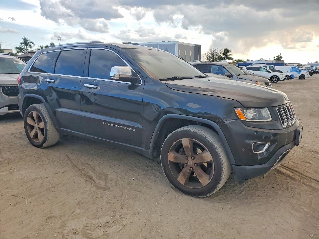 2015 Jeep Grand Cherokee Limited Black vin: 1C4RJEBG4FC951742