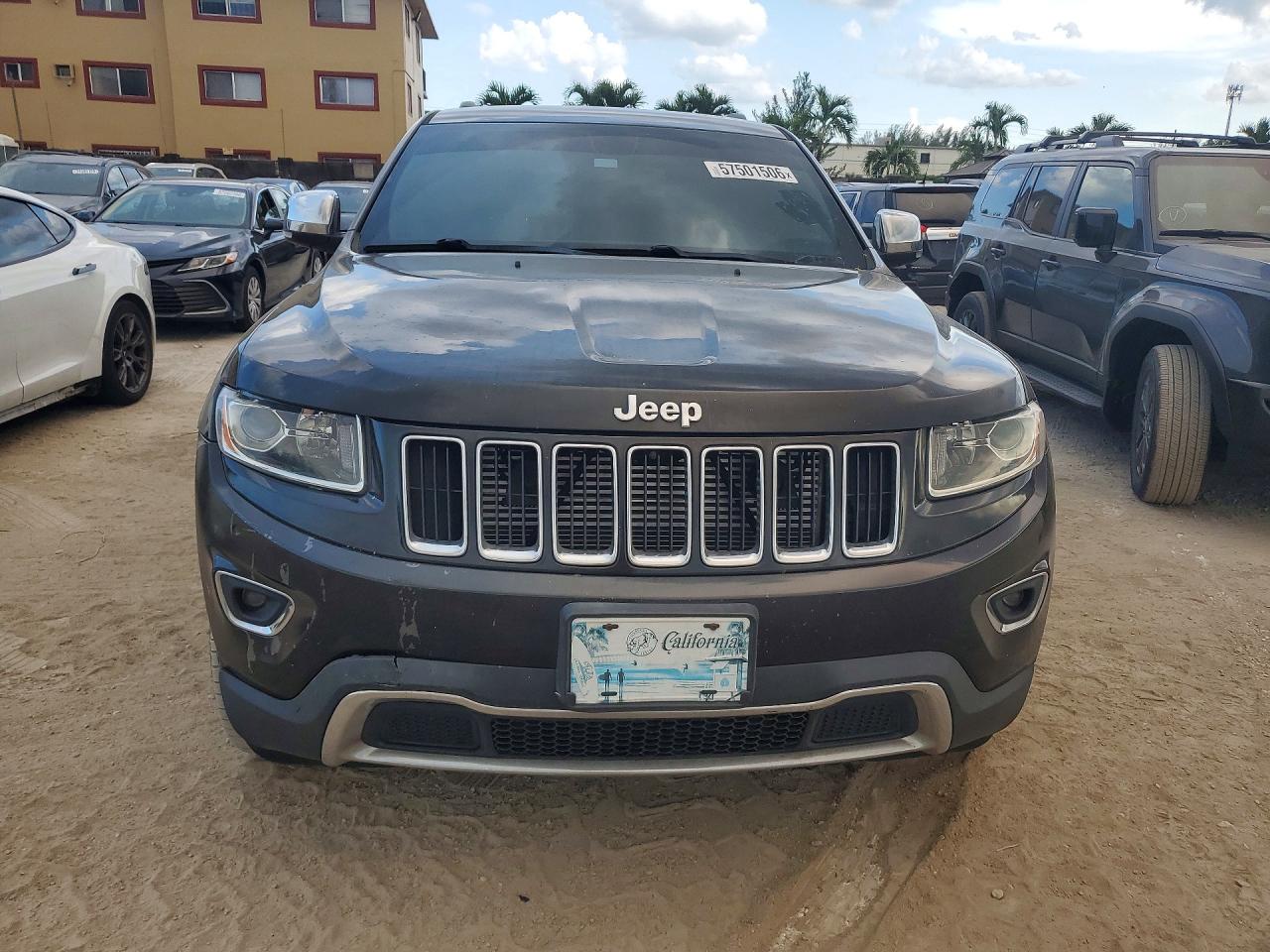 2015 Jeep Grand Cherokee Limited Black vin: 1C4RJEBG4FC951742