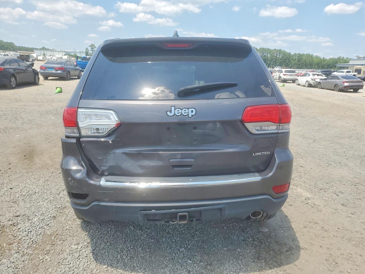 2017 Jeep Grand Cherokee Limited Серый vin: 1C4RJEBG4HC868542