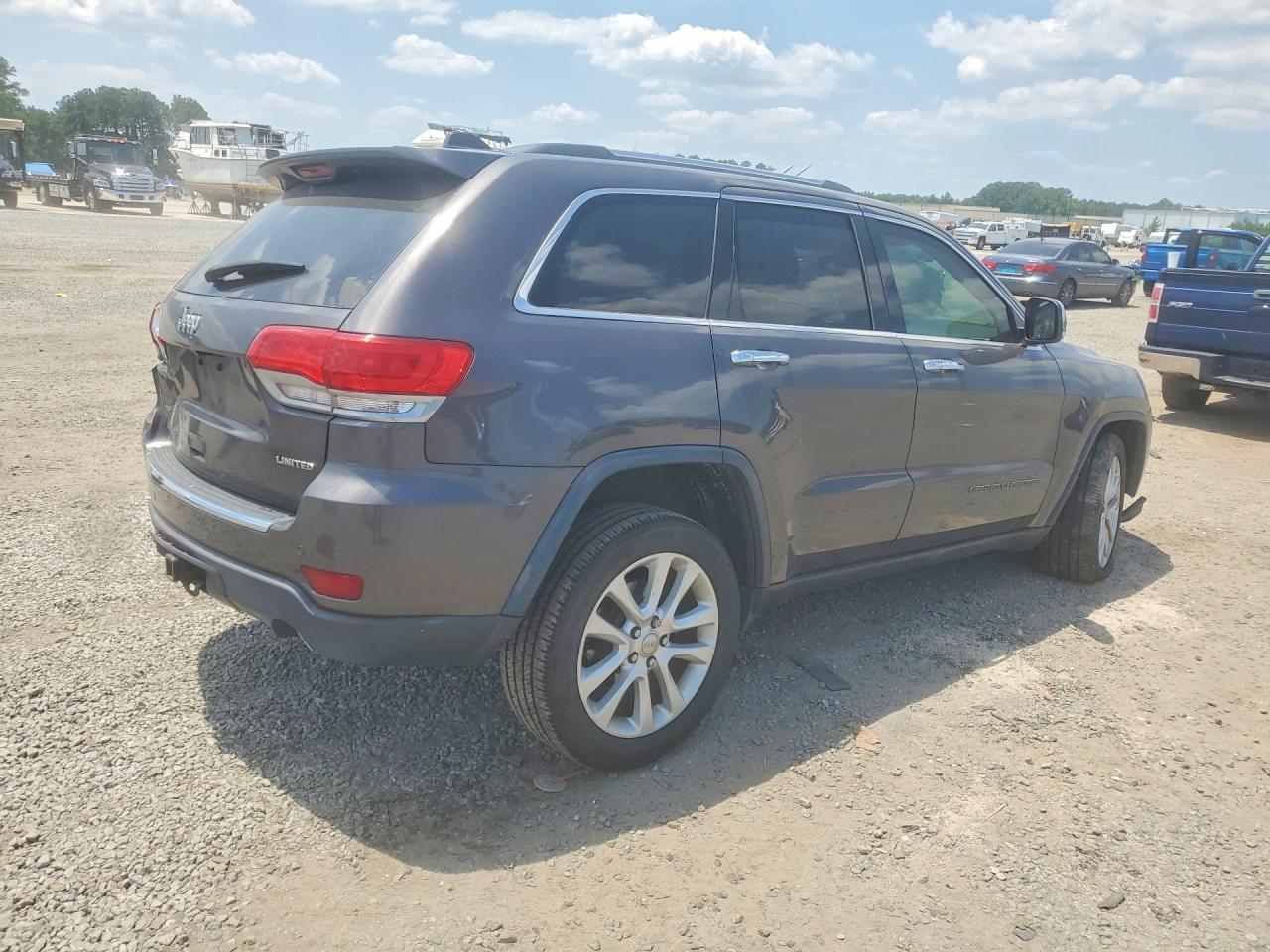2017 Jeep Grand Cherokee Limited Серый vin: 1C4RJEBG4HC868542
