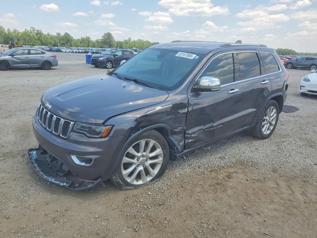 2017 Jeep Grand Cherokee Limited Gray vin: 1C4RJEBG4HC868542