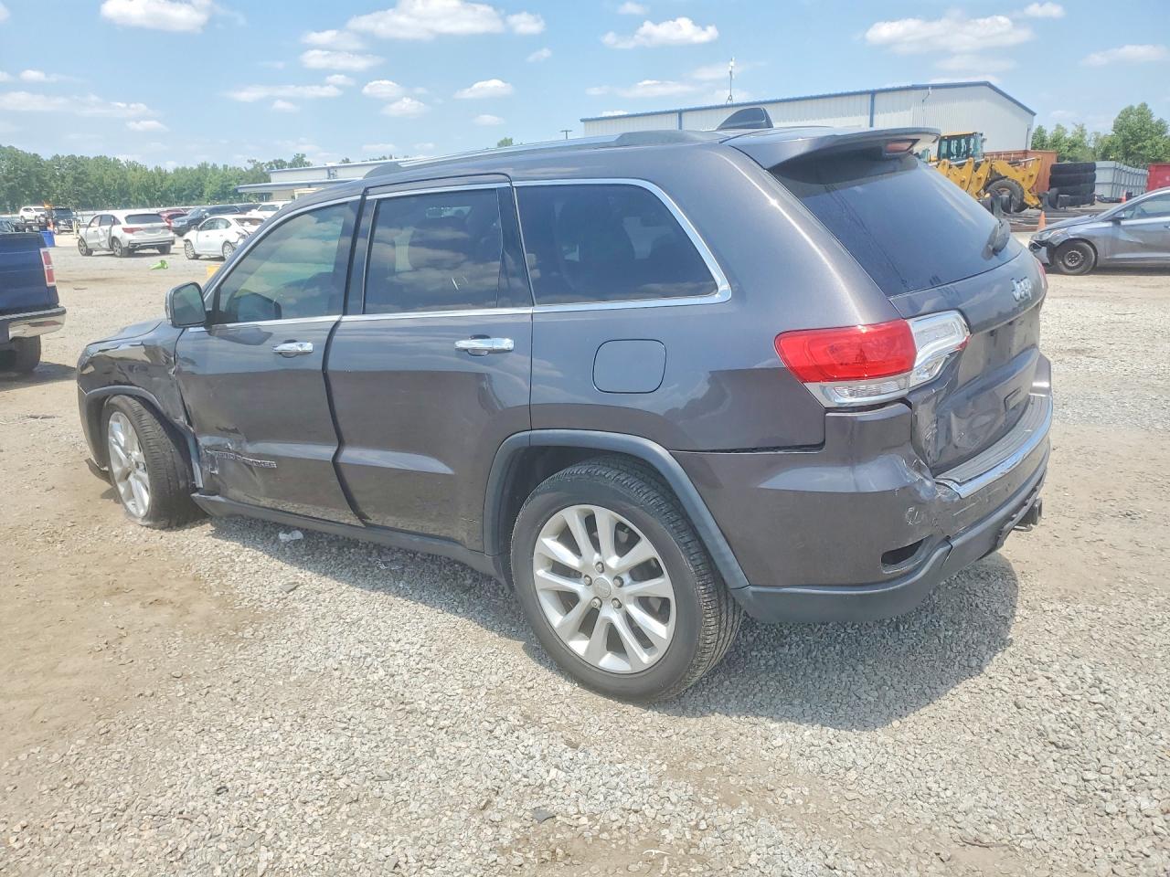 2017 Jeep Grand Cherokee Limited Серый vin: 1C4RJEBG4HC868542