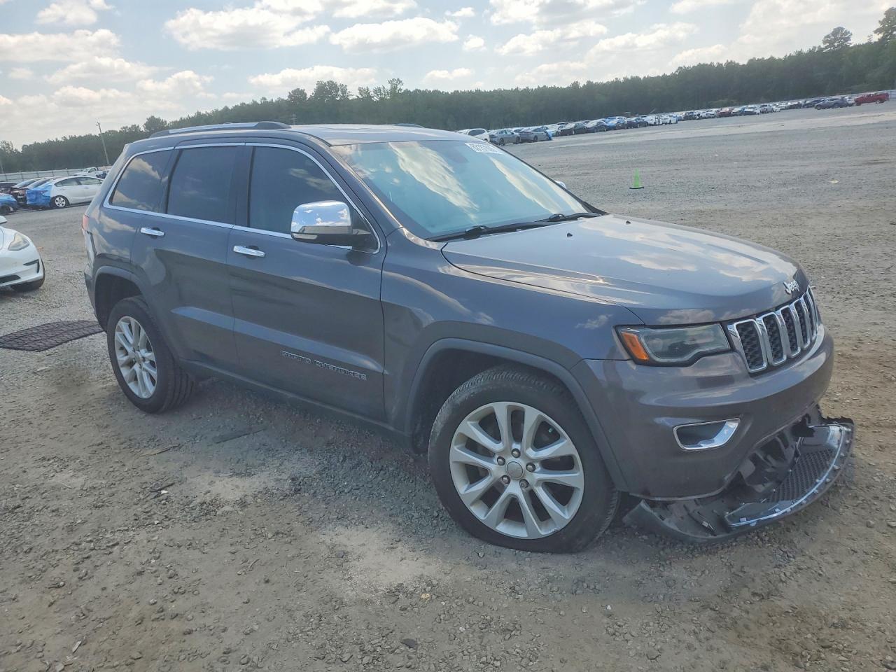 2017 Jeep Grand Cherokee Limited Серый vin: 1C4RJEBG4HC868542