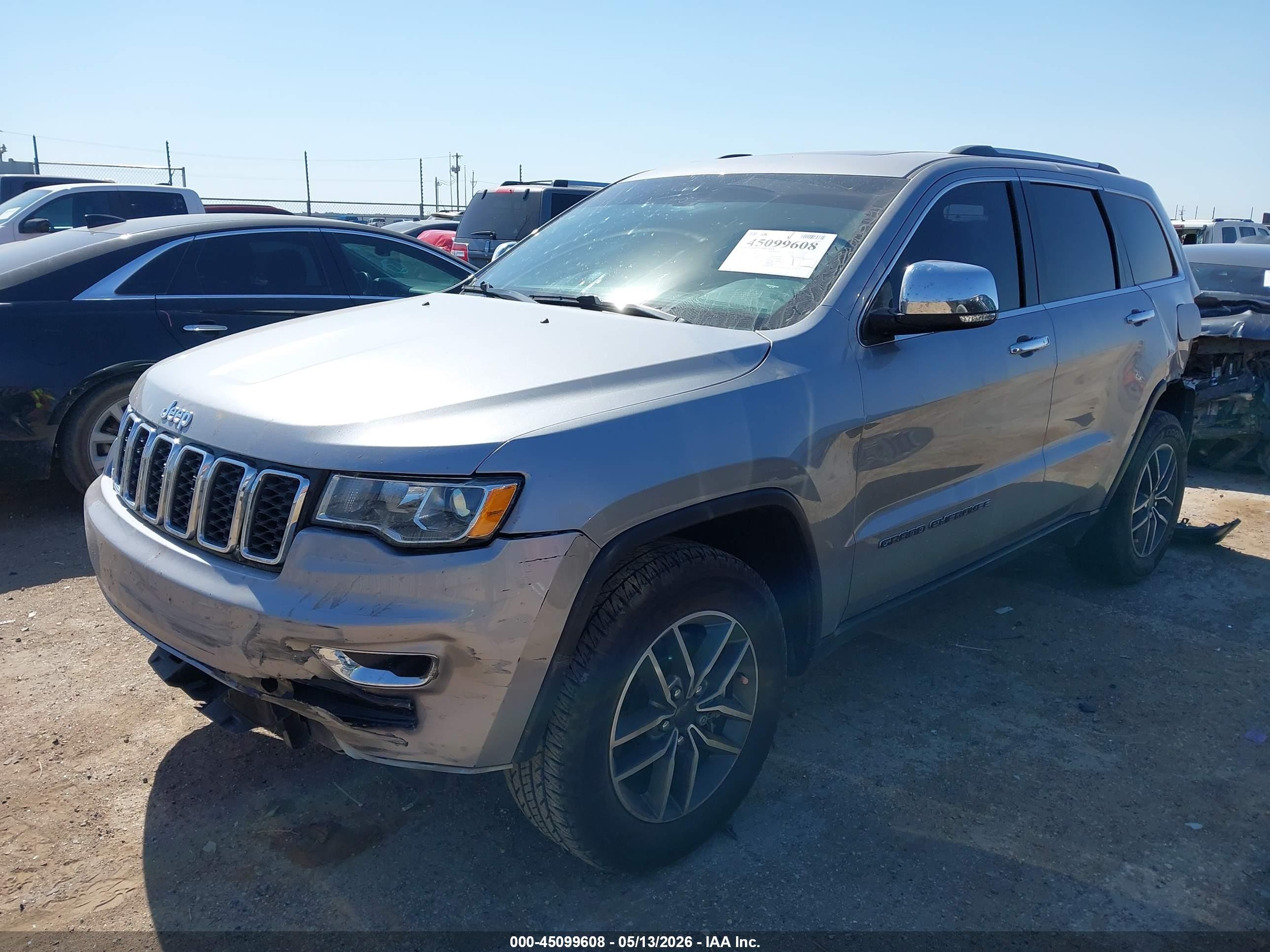 2021 Jeep Grand Cherokee Limited 4x2 Gray vin: 1C4RJEBG4MC738321