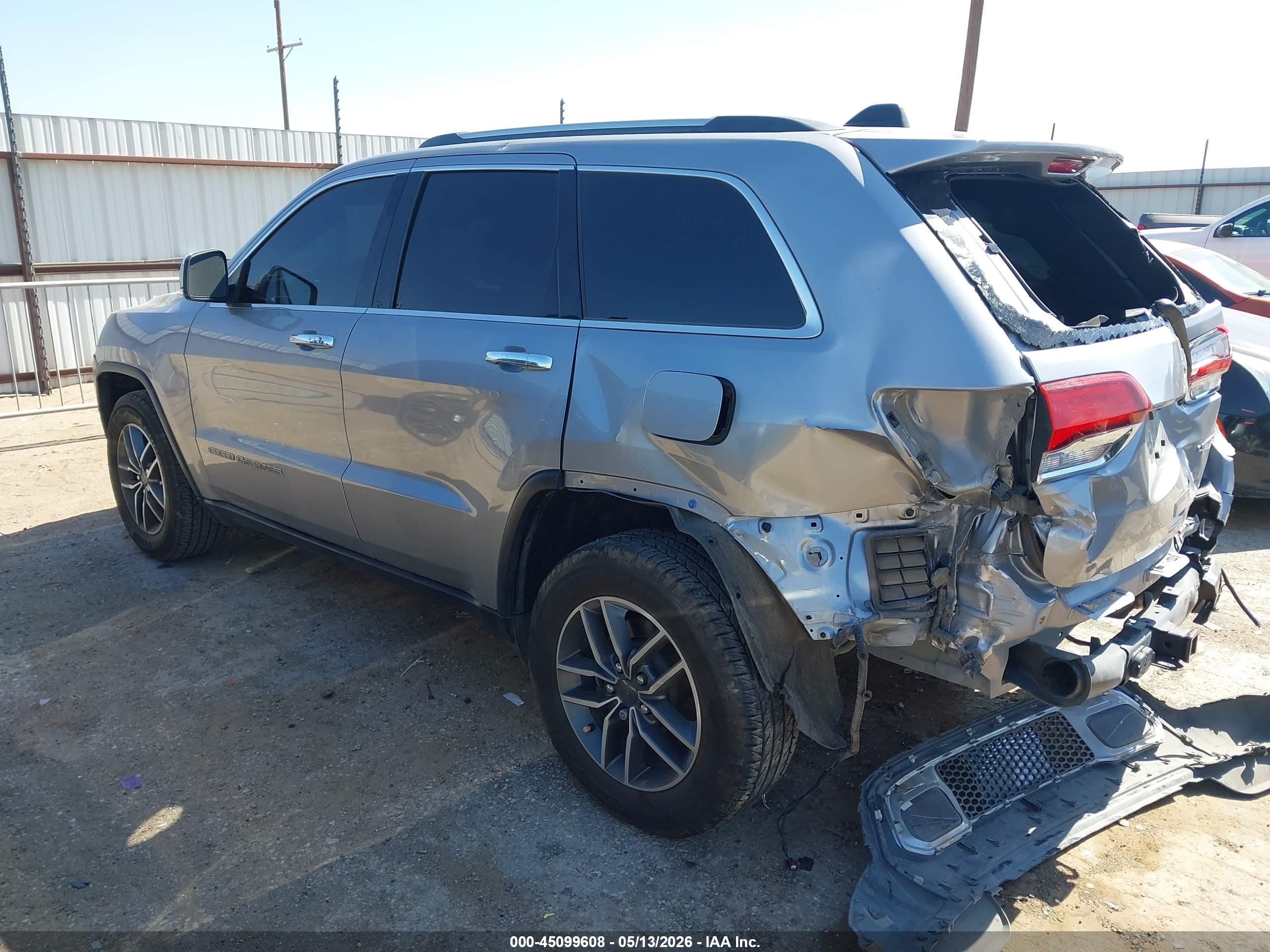 2021 Jeep Grand Cherokee Limited 4x2 Gray vin: 1C4RJEBG4MC738321