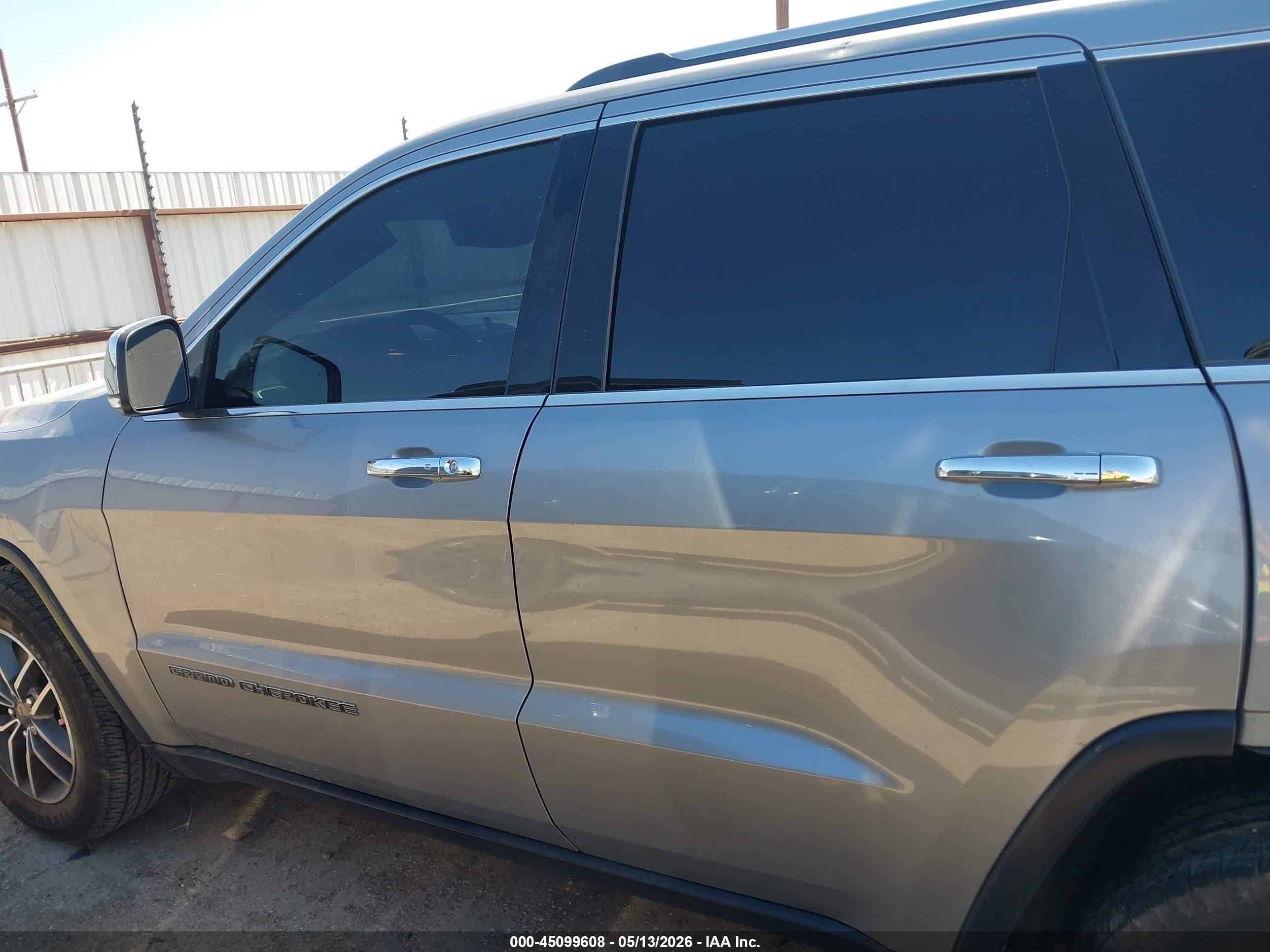 2021 Jeep Grand Cherokee Limited 4x2 Gray vin: 1C4RJEBG4MC738321