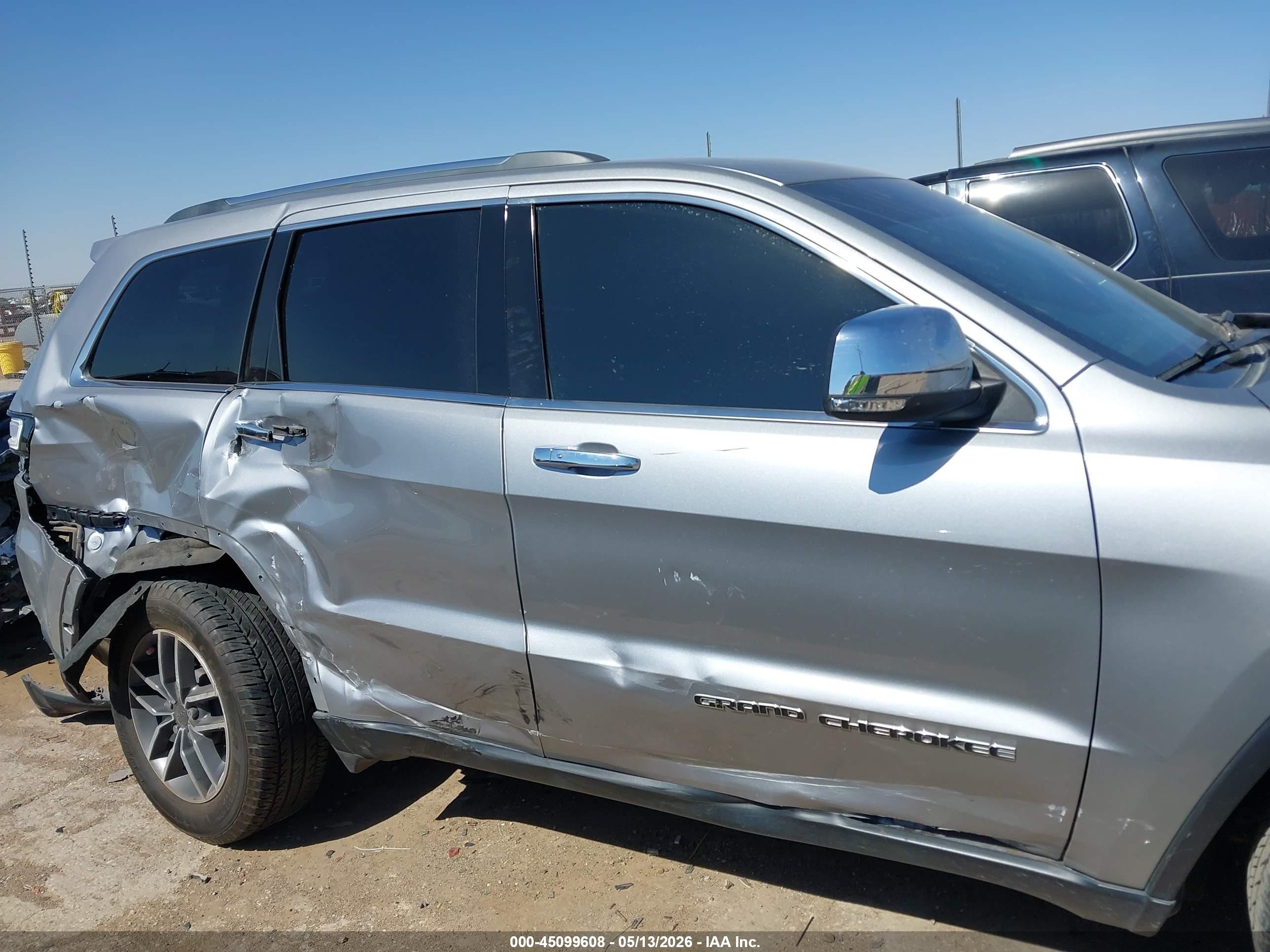 2021 Jeep Grand Cherokee Limited 4x2 Gray vin: 1C4RJEBG4MC738321