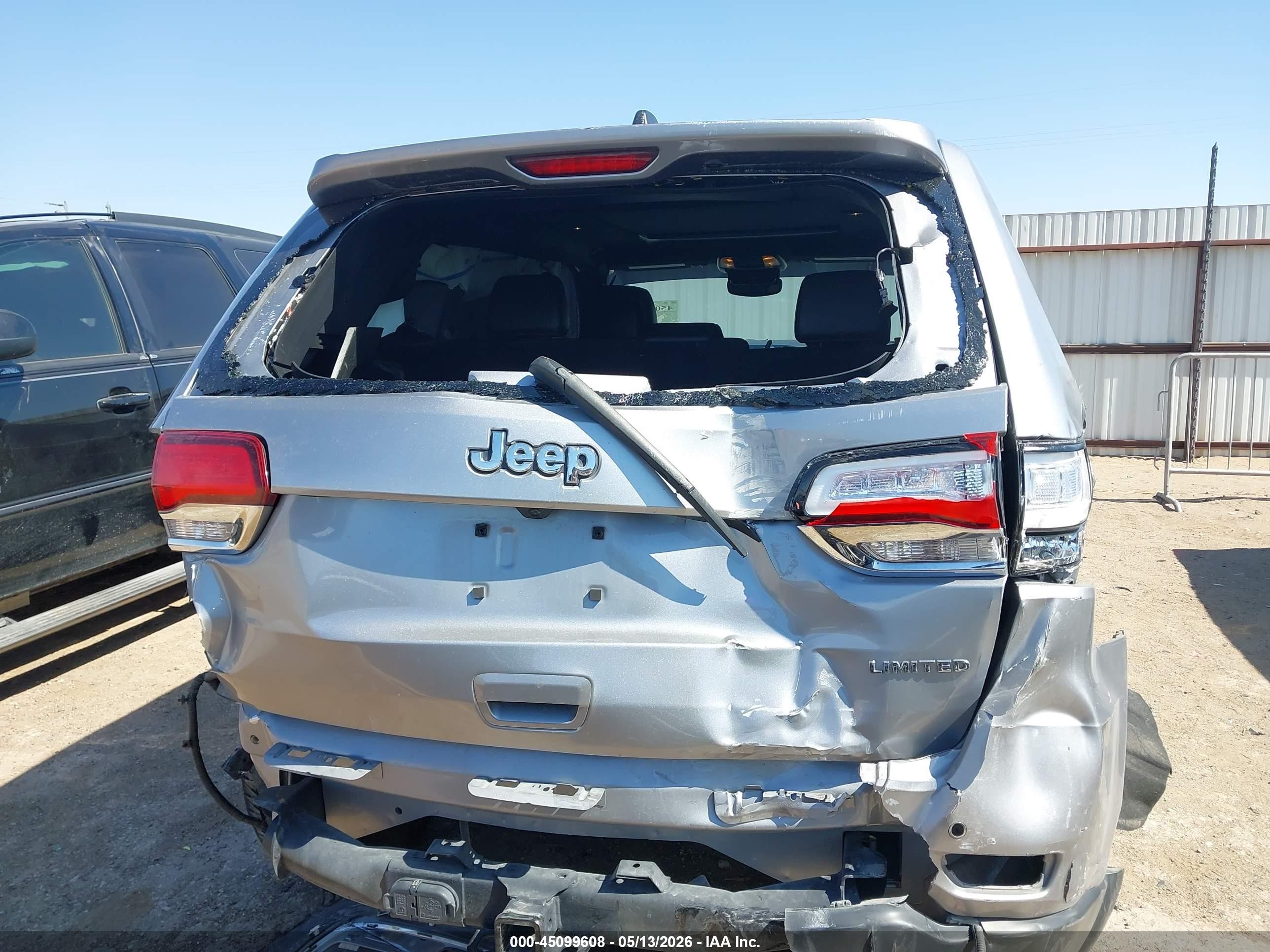 2021 Jeep Grand Cherokee Limited 4x2 Gray vin: 1C4RJEBG4MC738321