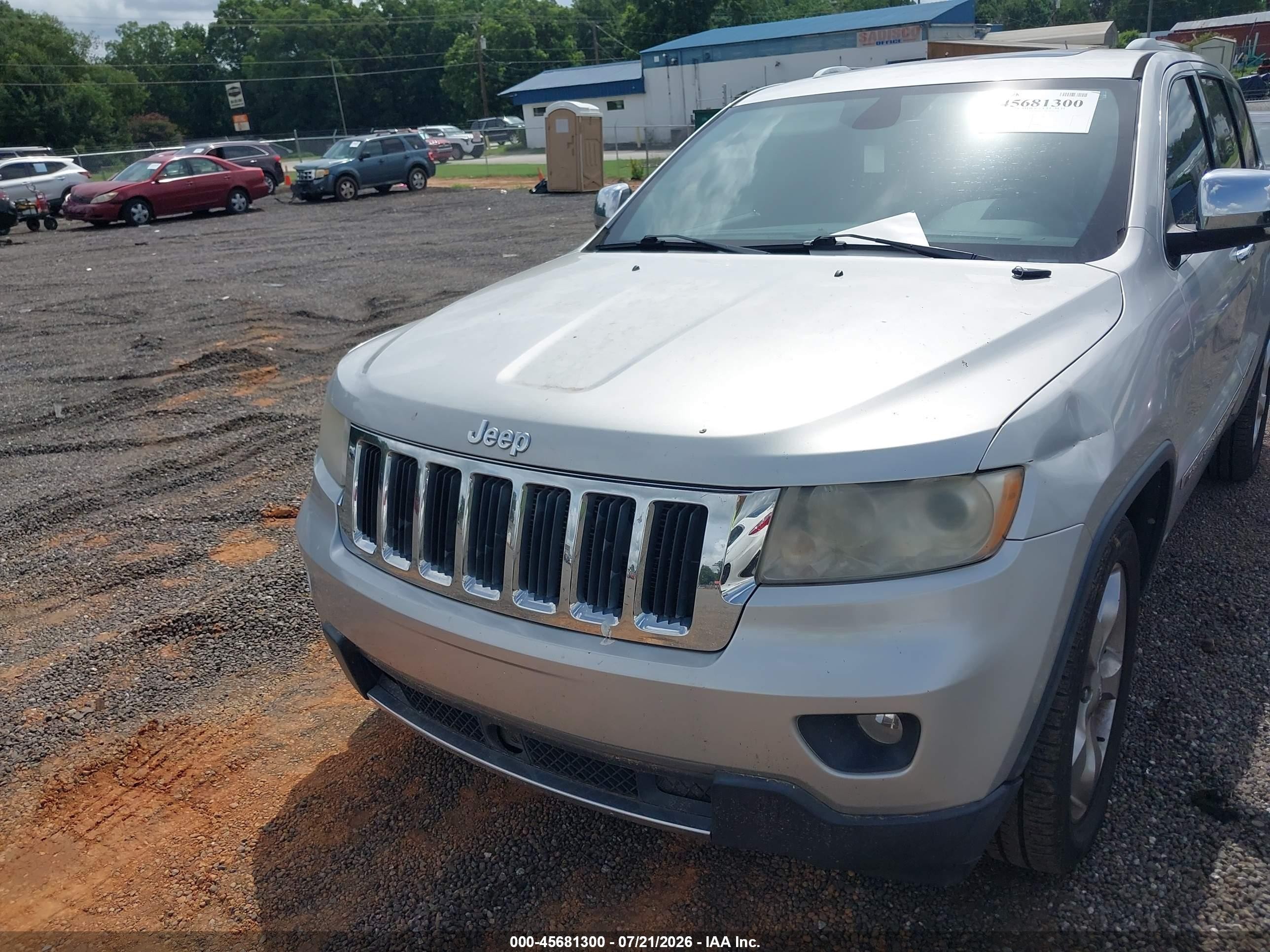 2012 Jeep Grand Cherokee Limited Silver vin: 1C4RJEBG5CC107009