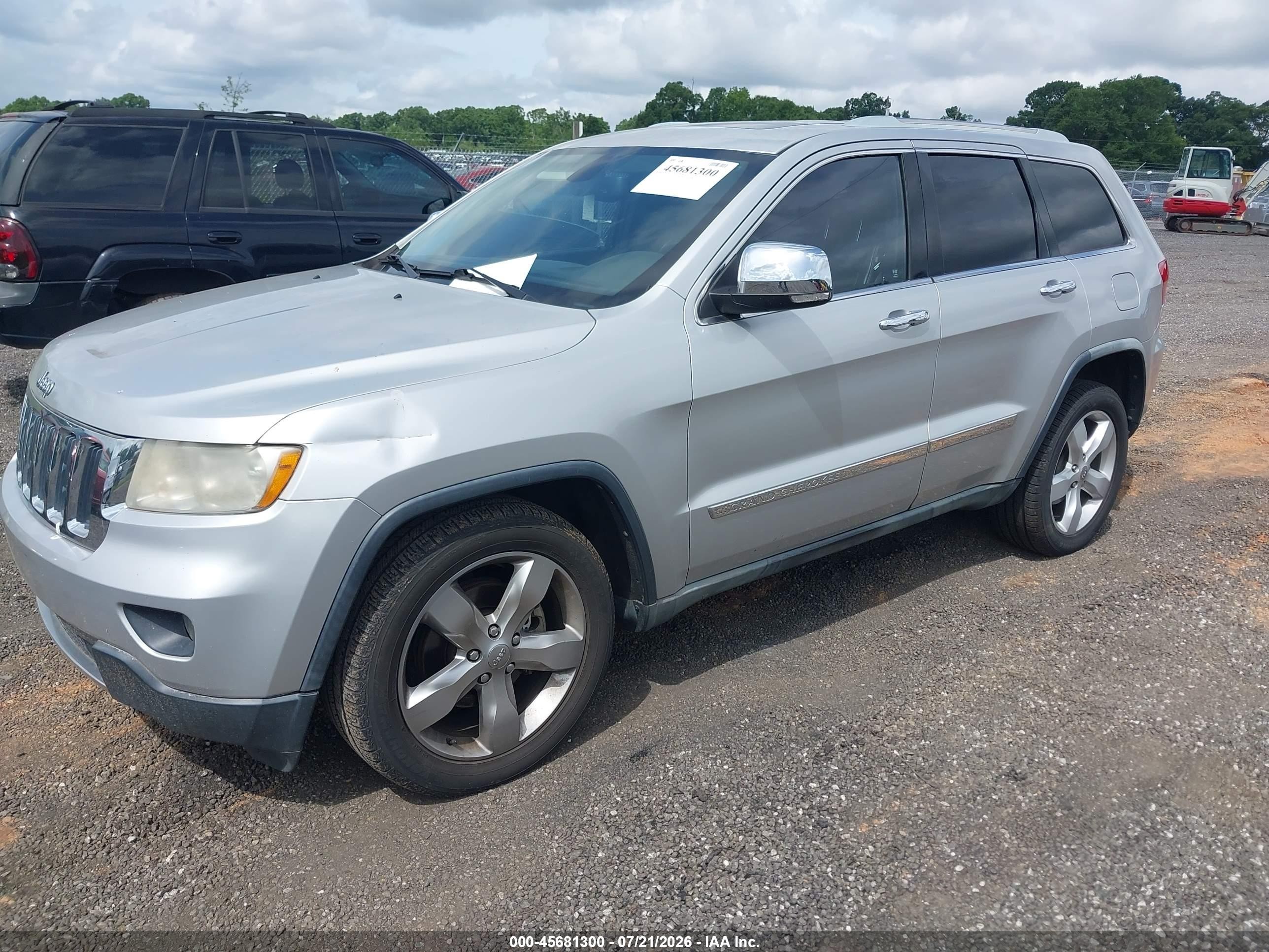 2012 Jeep Grand Cherokee Limited Silver vin: 1C4RJEBG5CC107009