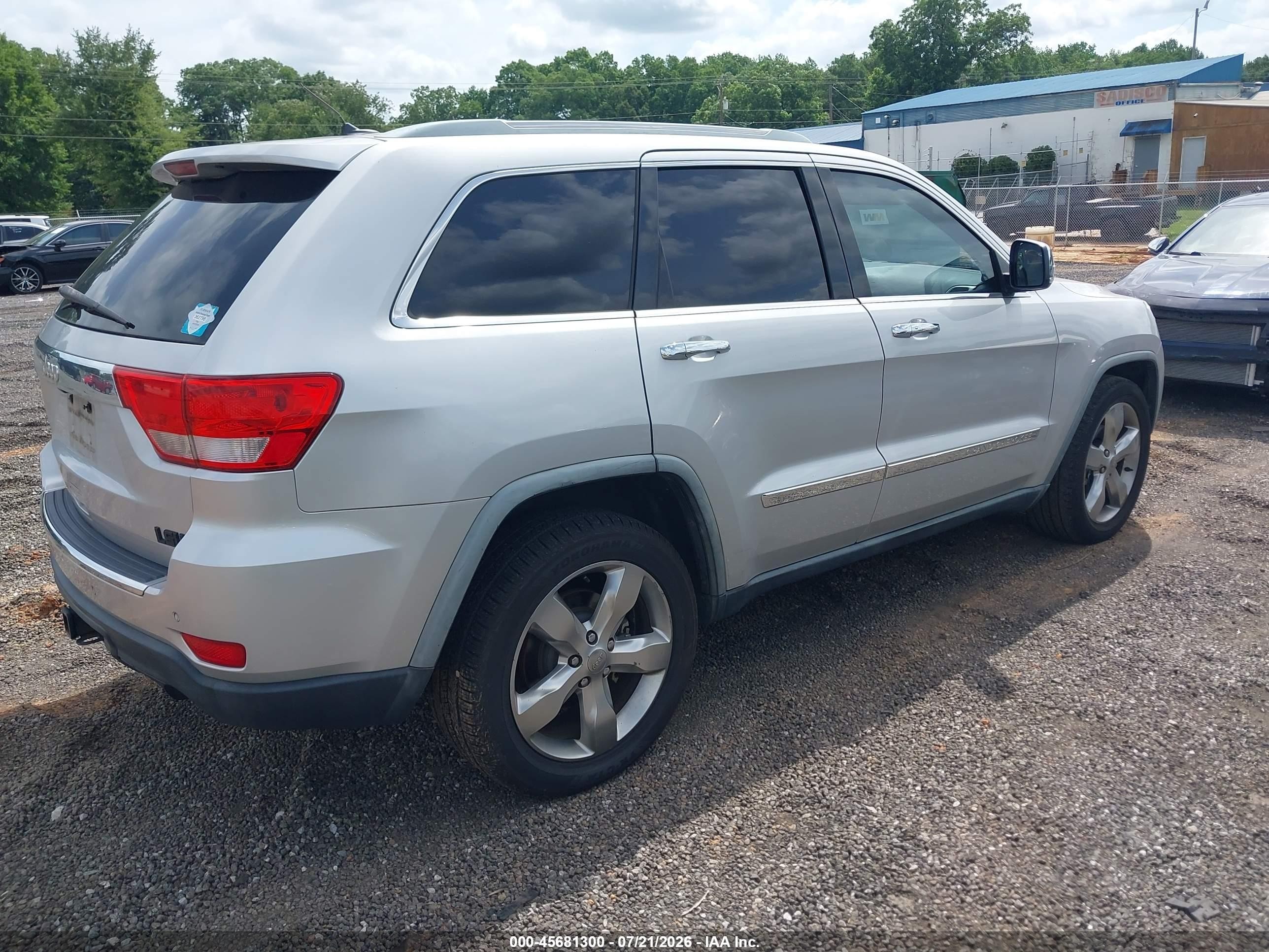 2012 Jeep Grand Cherokee Limited Silver vin: 1C4RJEBG5CC107009