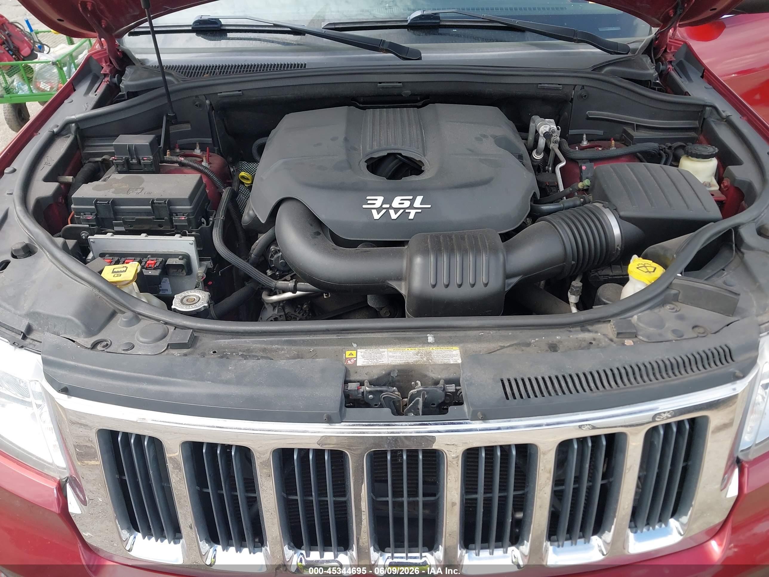 2012 Jeep Grand Cherokee Limited Red vin: 1C4RJEBG5CC150958