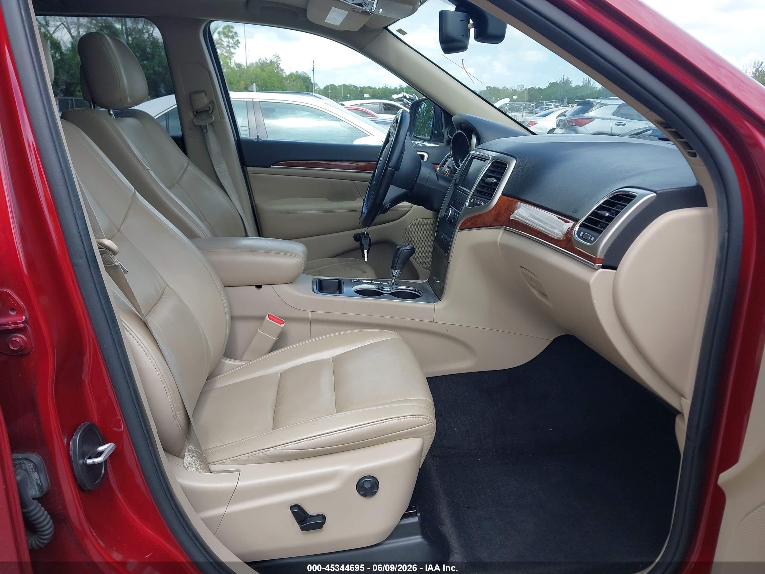 2012 Jeep Grand Cherokee Limited Red vin: 1C4RJEBG5CC150958