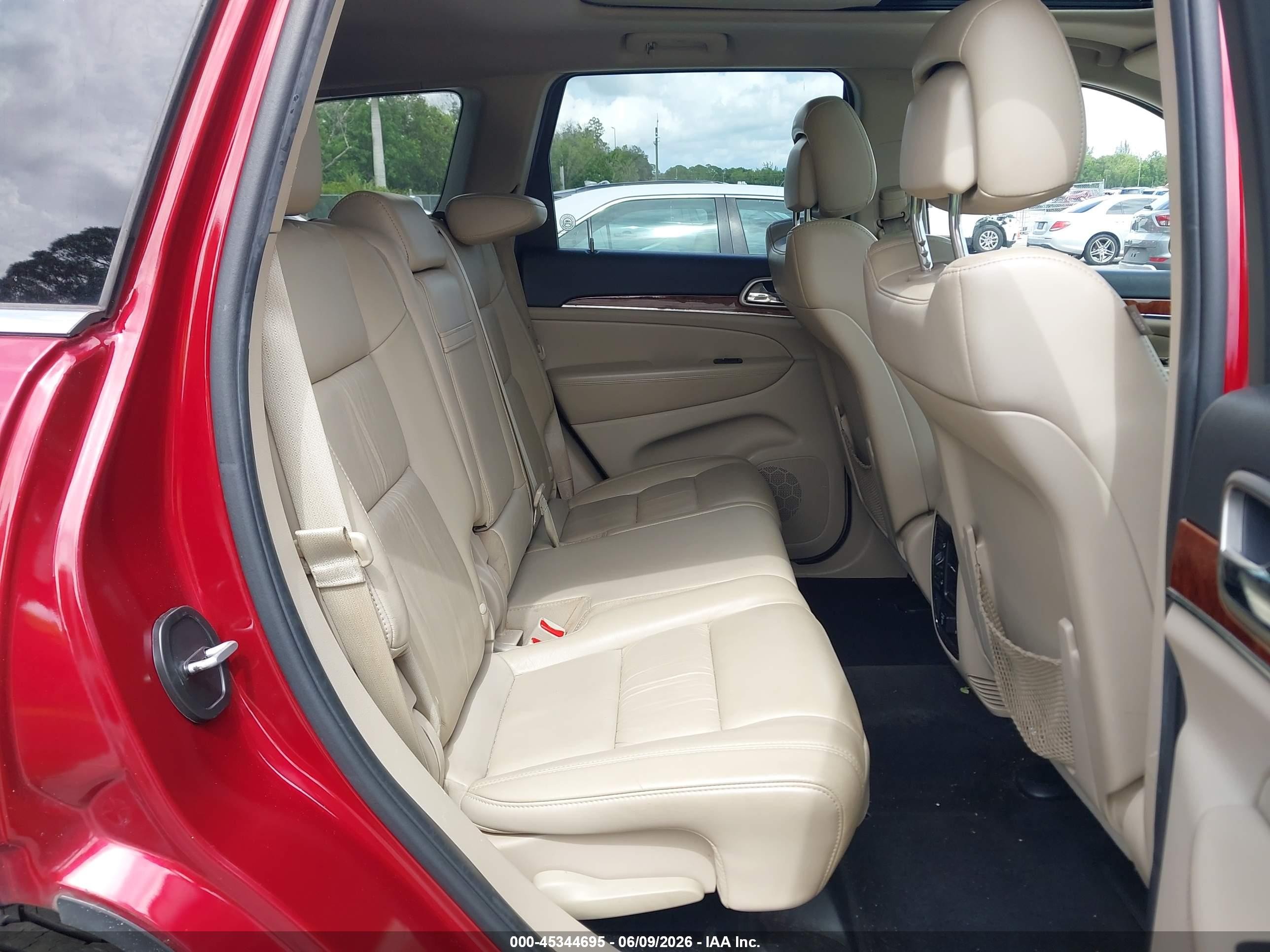 2012 Jeep Grand Cherokee Limited Red vin: 1C4RJEBG5CC150958