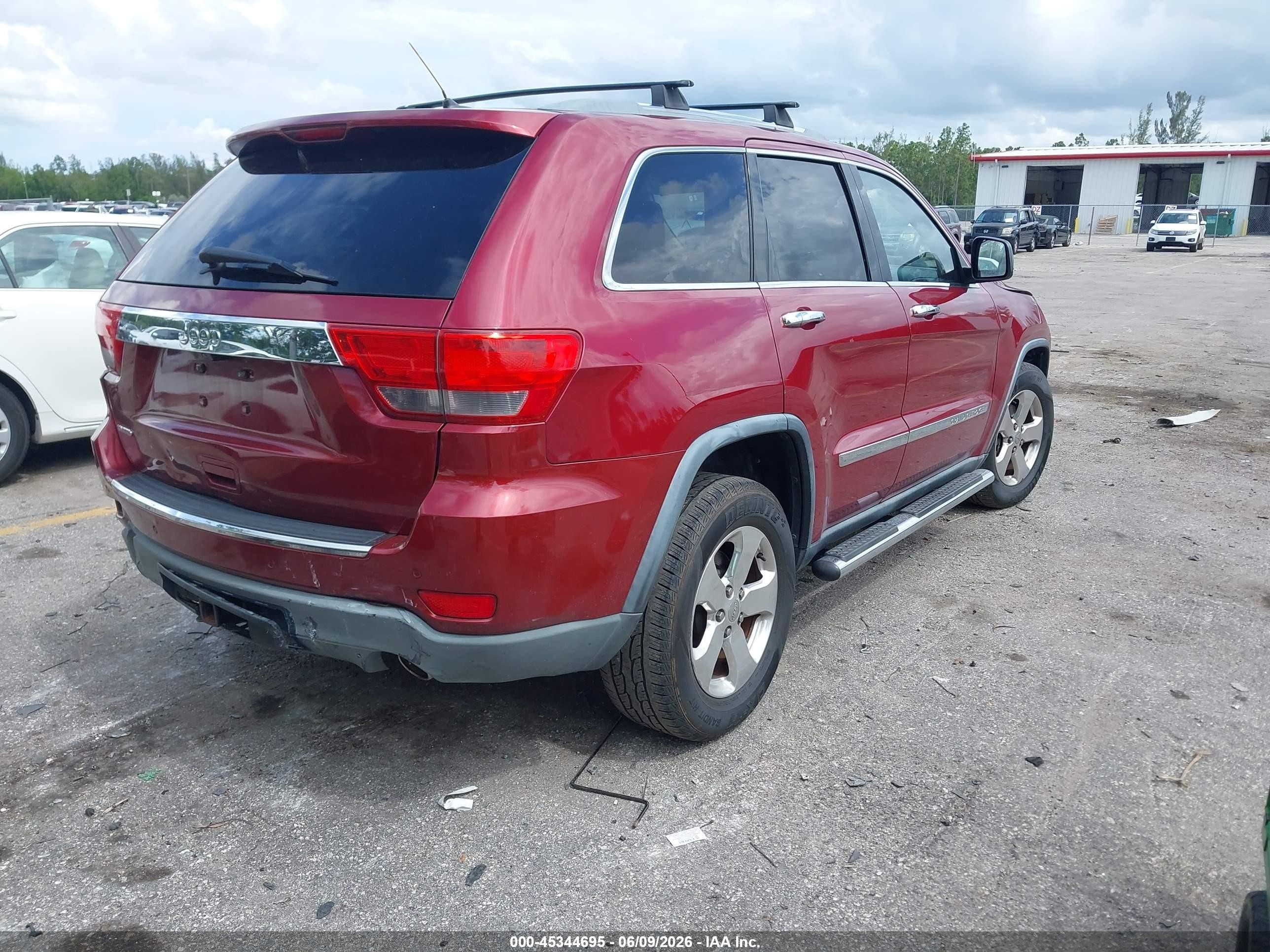 2012 Jeep Grand Cherokee Limited Red vin: 1C4RJEBG5CC150958
