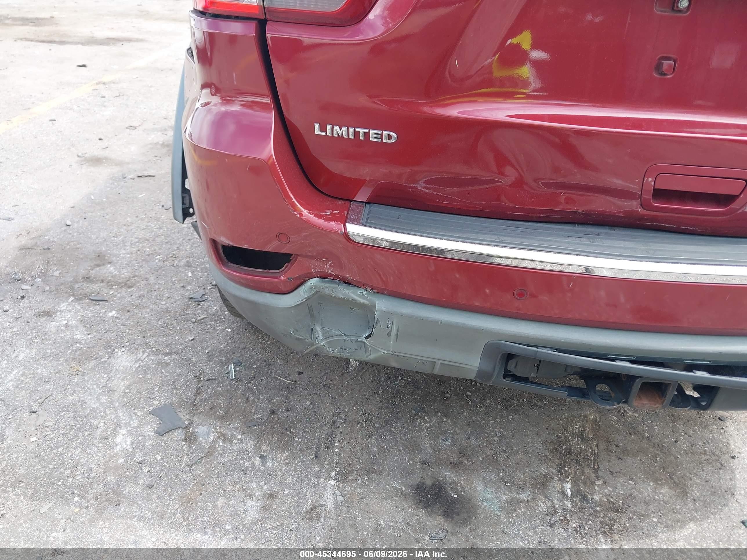 2012 Jeep Grand Cherokee Limited Red vin: 1C4RJEBG5CC150958