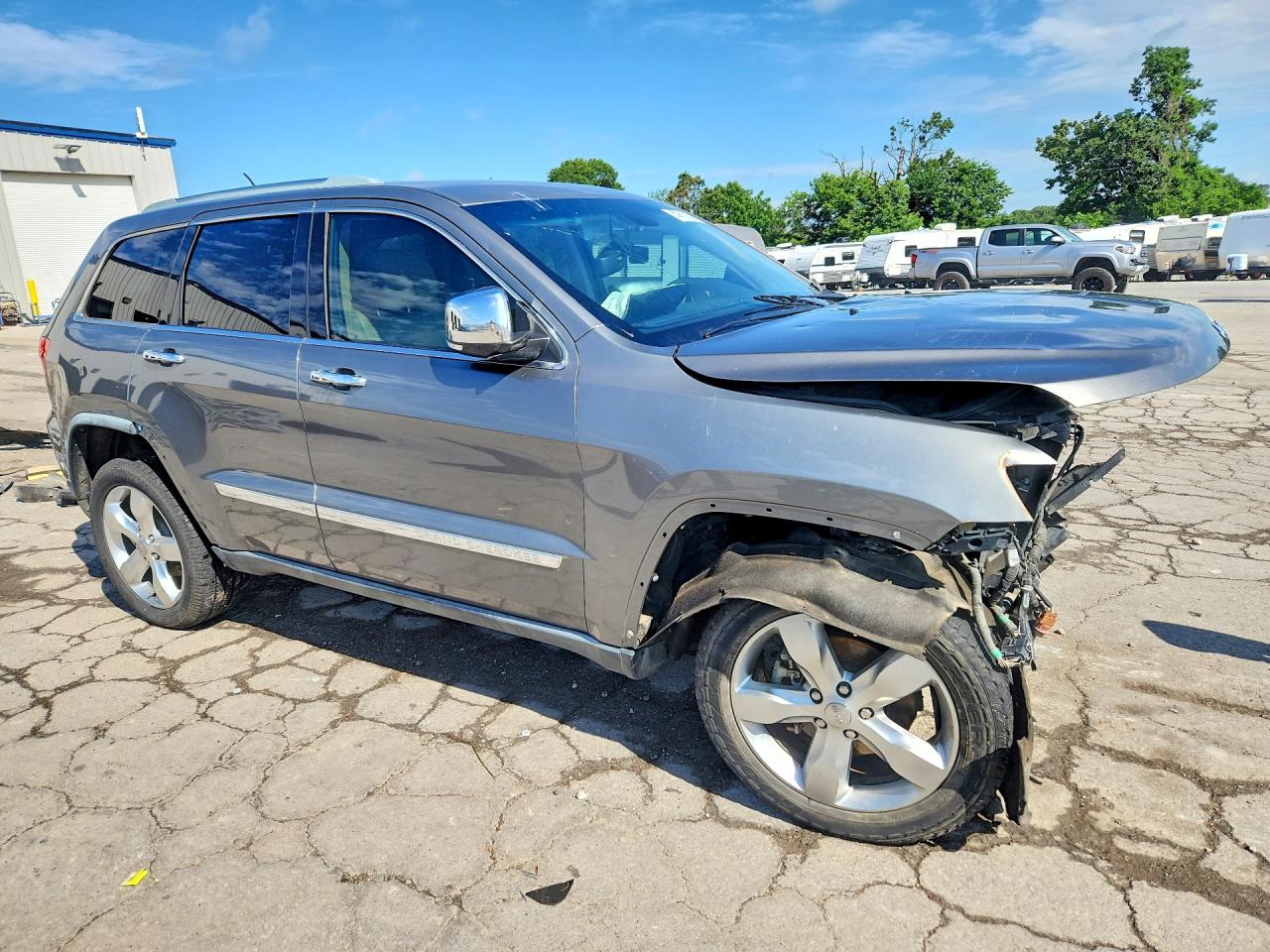 2012 Jeep Grand Cherokee Limited Серый vin: 1C4RJEBG5CC210172