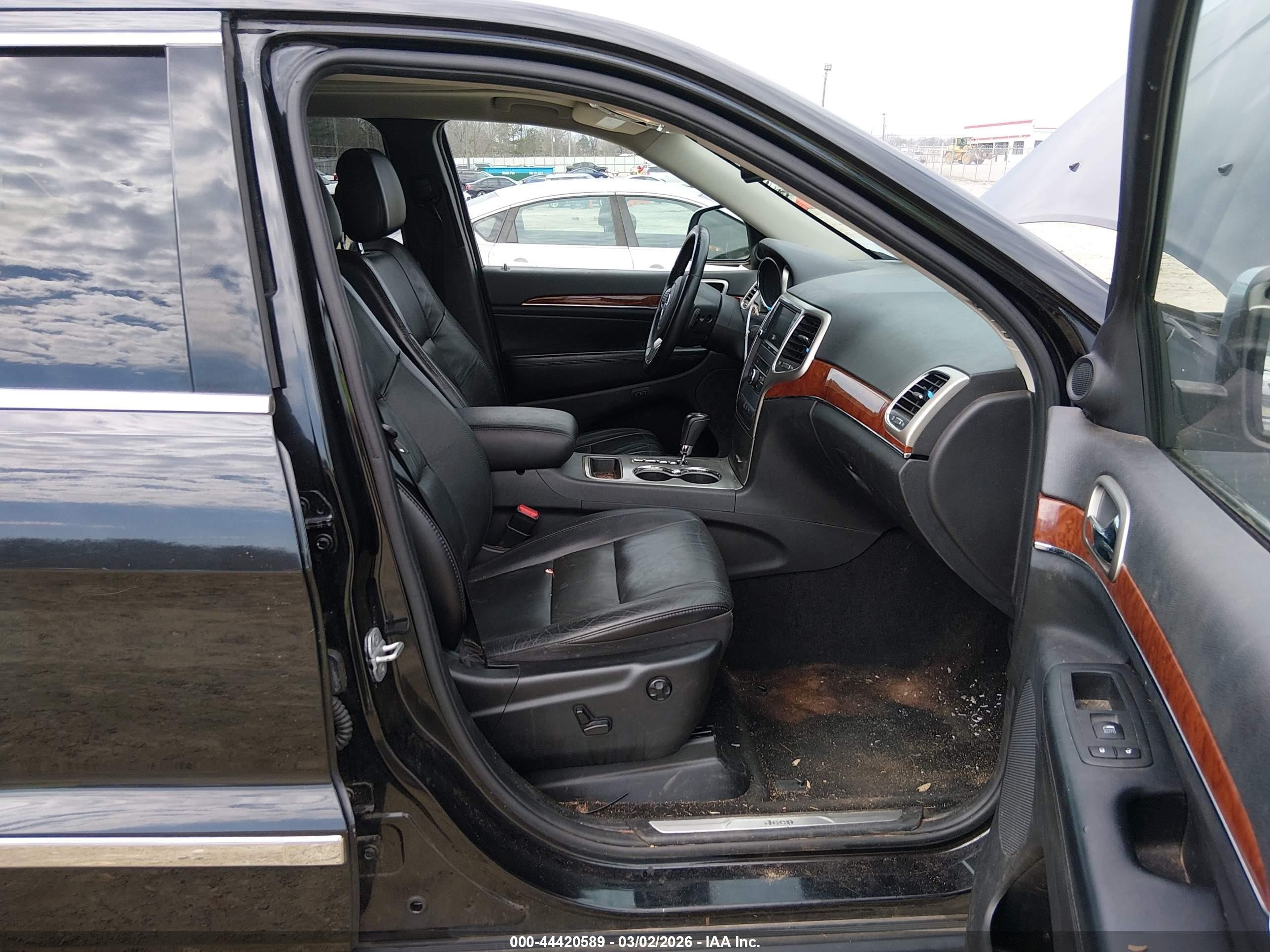 2013 Jeep Grand Cherokee Limited Черный vin: 1C4RJEBG5DC642942