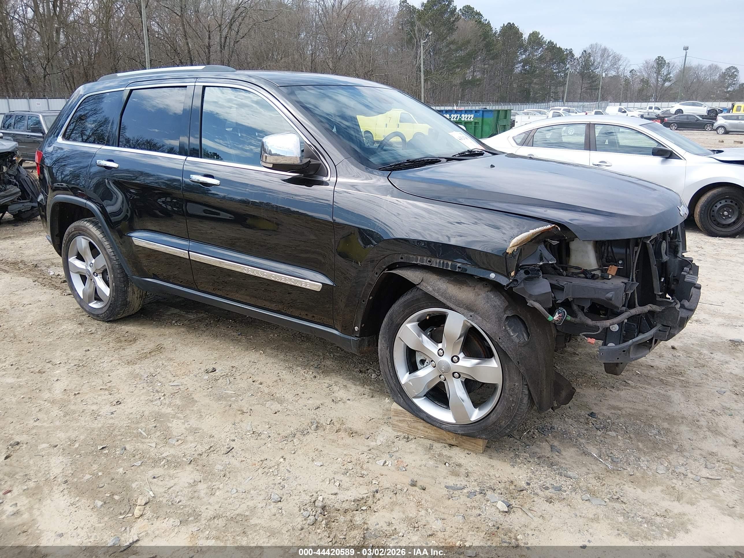 2013 Jeep Grand Cherokee Limited Черный vin: 1C4RJEBG5DC642942